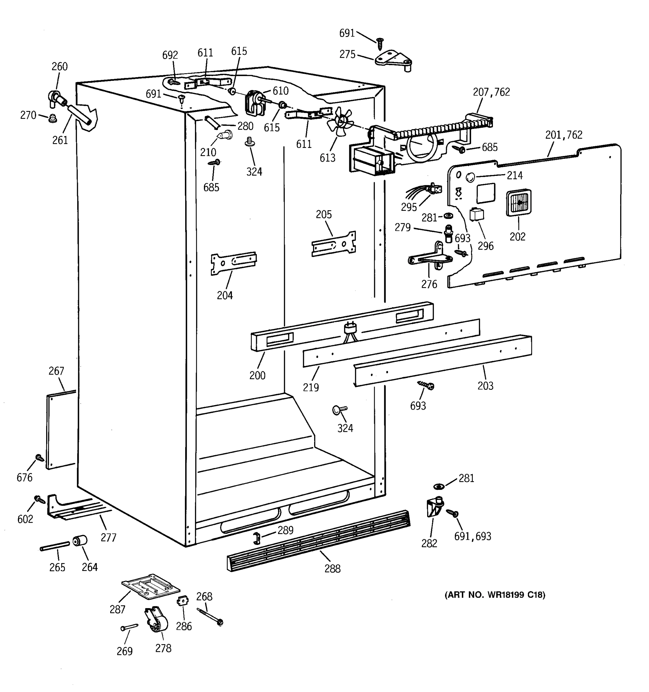 CABINET PARTS