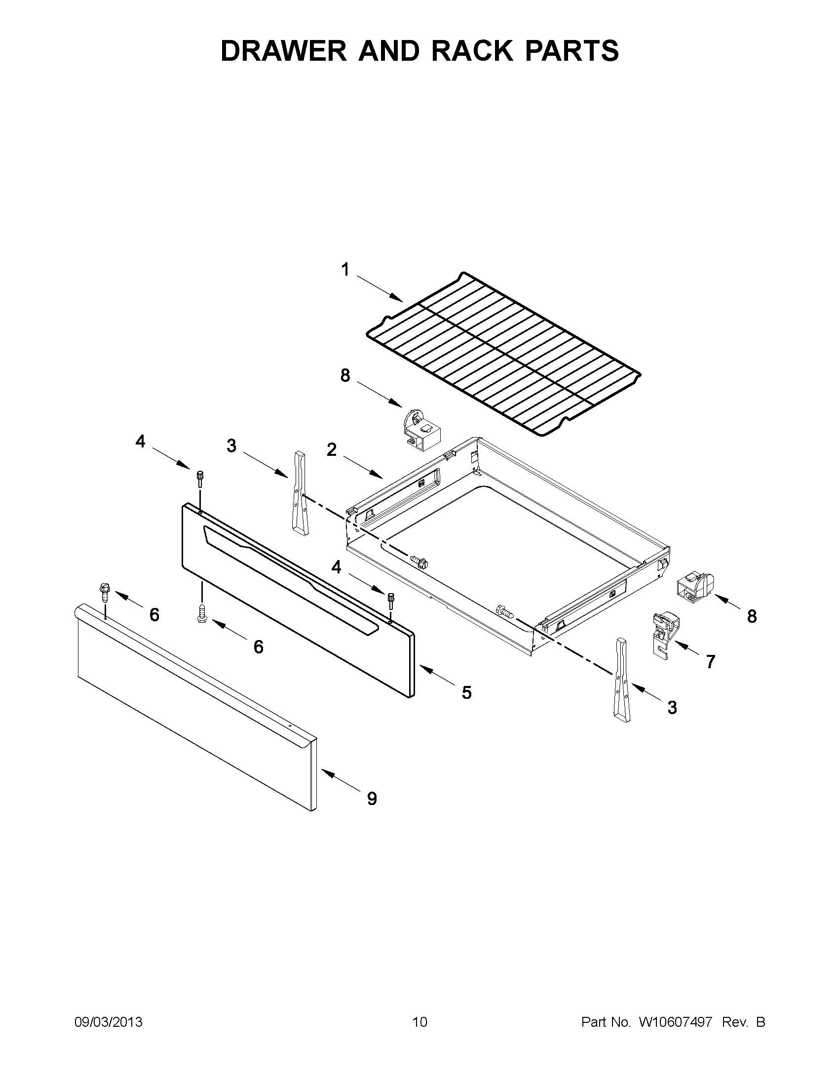 06 - DRAWER AND RACK PARTS