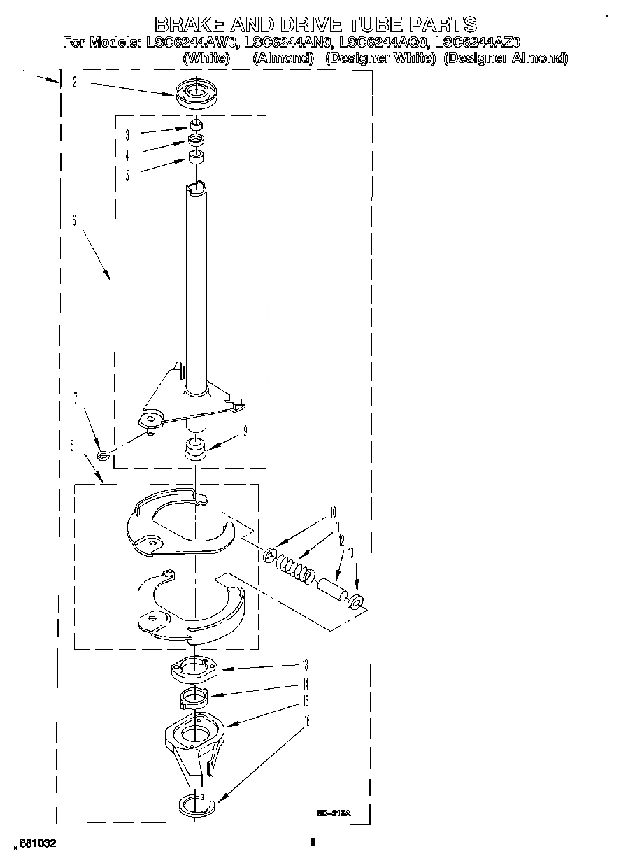 09 - BRAKE AND DRIVE TUBE