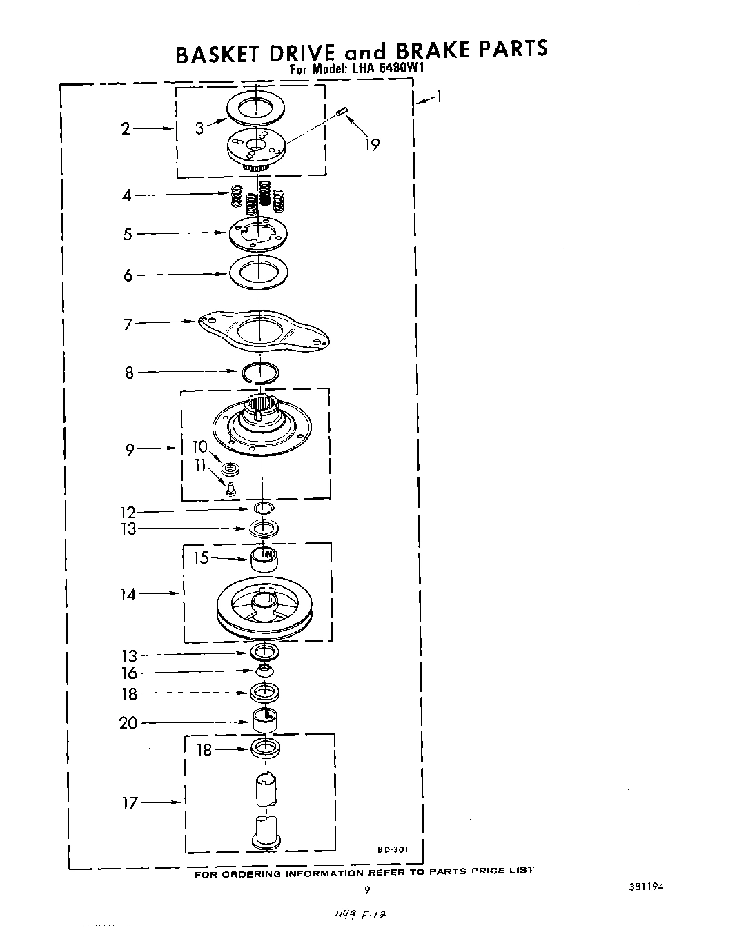 07 - BASKET DRIVE AND BRAKE