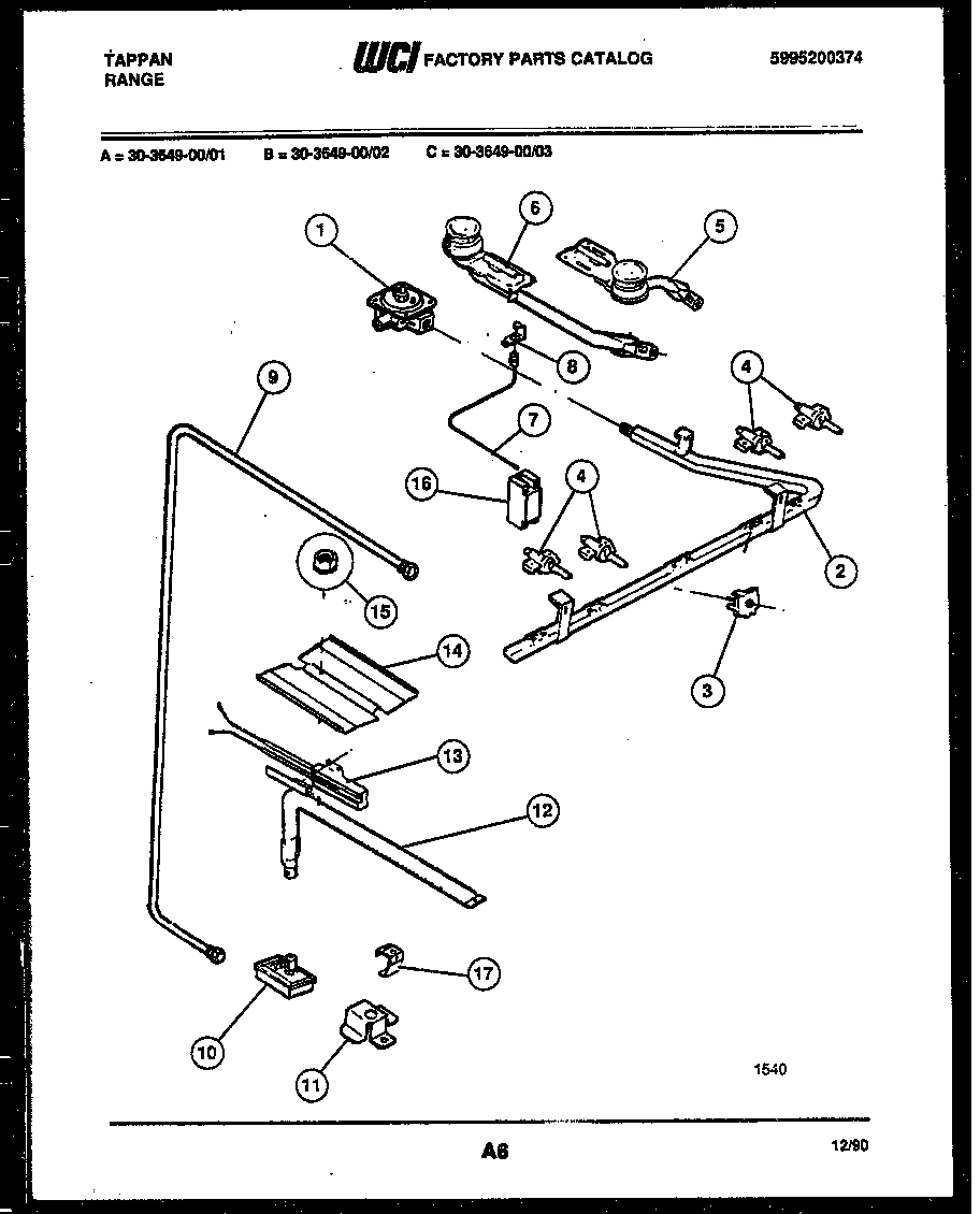 06 - BURNER, MANIFOLD AND GAS CONTROL