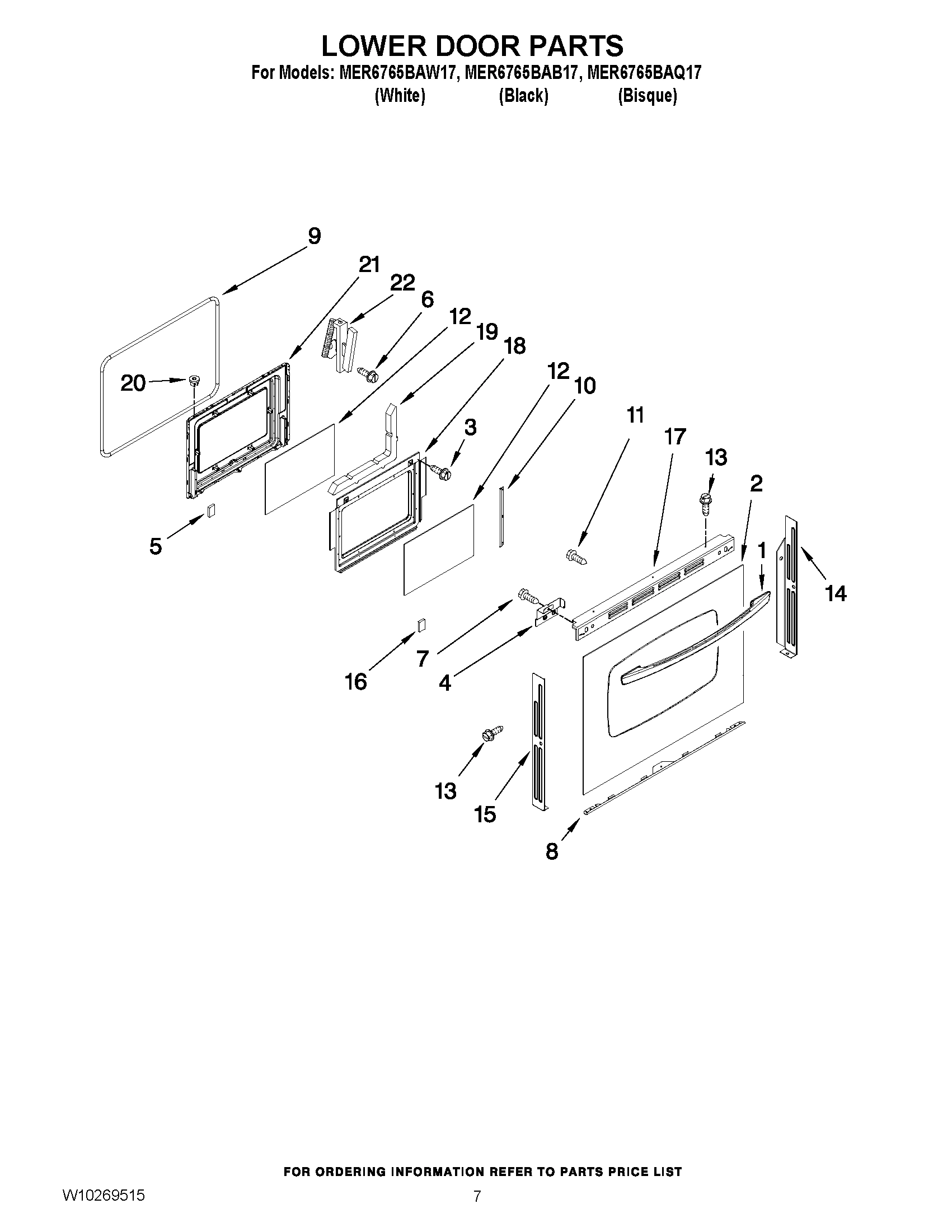 05 - LOWER DOOR PARTS
