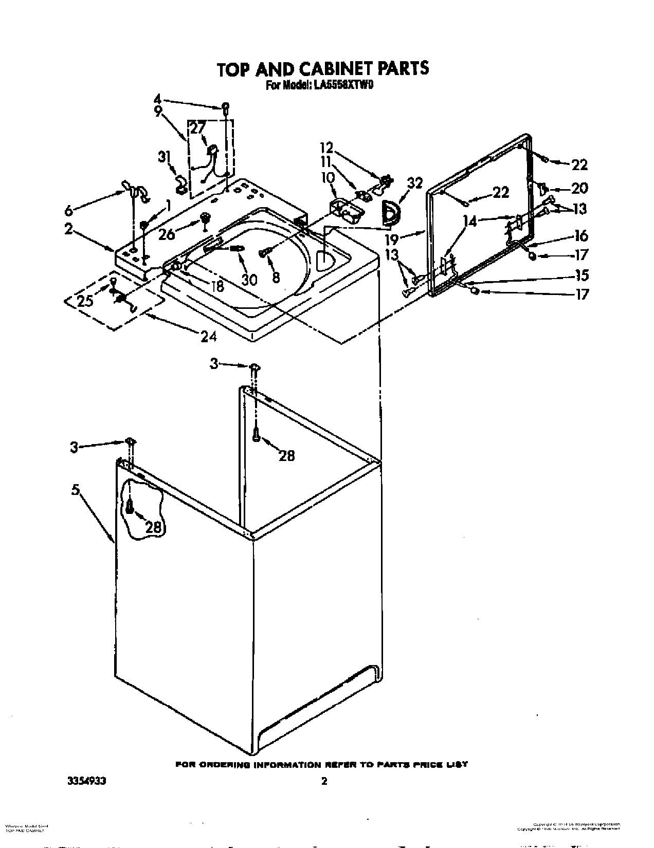 02 - TOP AND CABINET, OPTIONAL