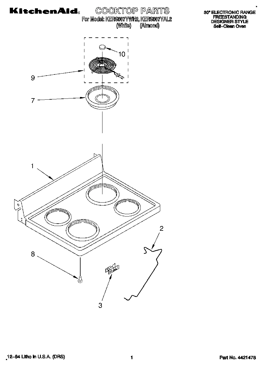 01 - COOKTOP, LITERATURE