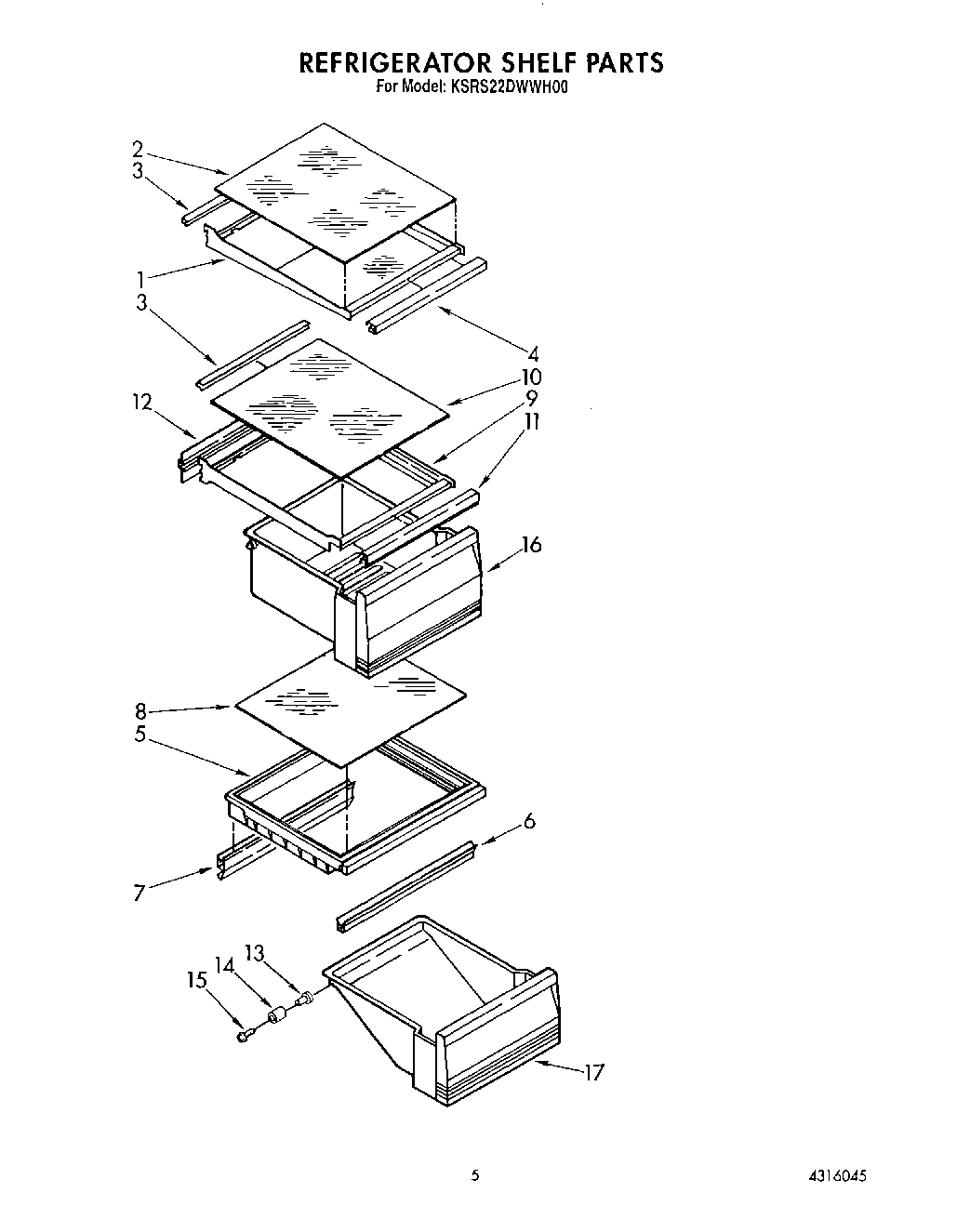 04 - REFRIGERATOR SHELF