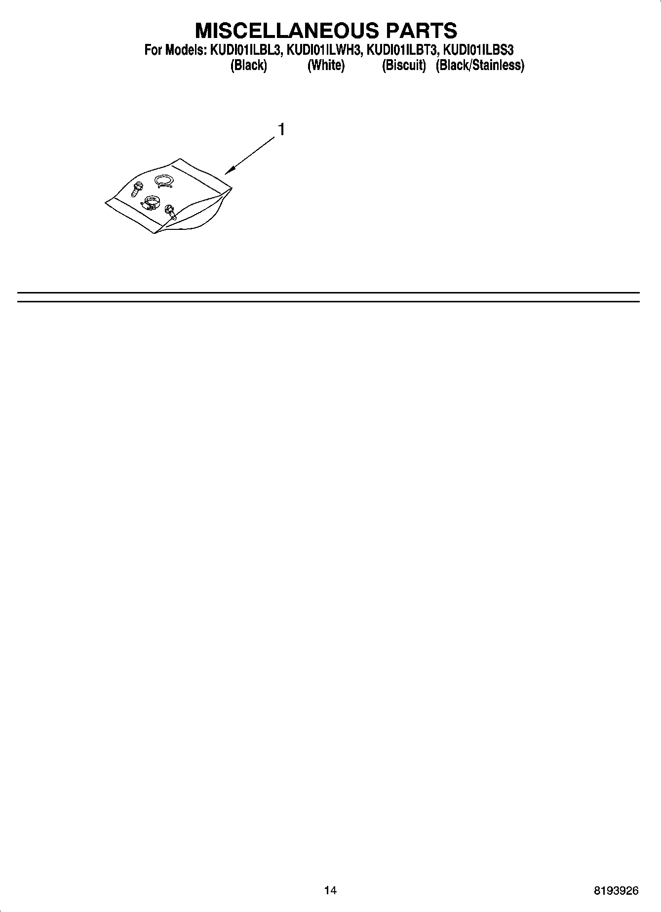 12 - MISCELLANEOUS PARTS OPTIONAL PARTS (NOT INCLUDED)