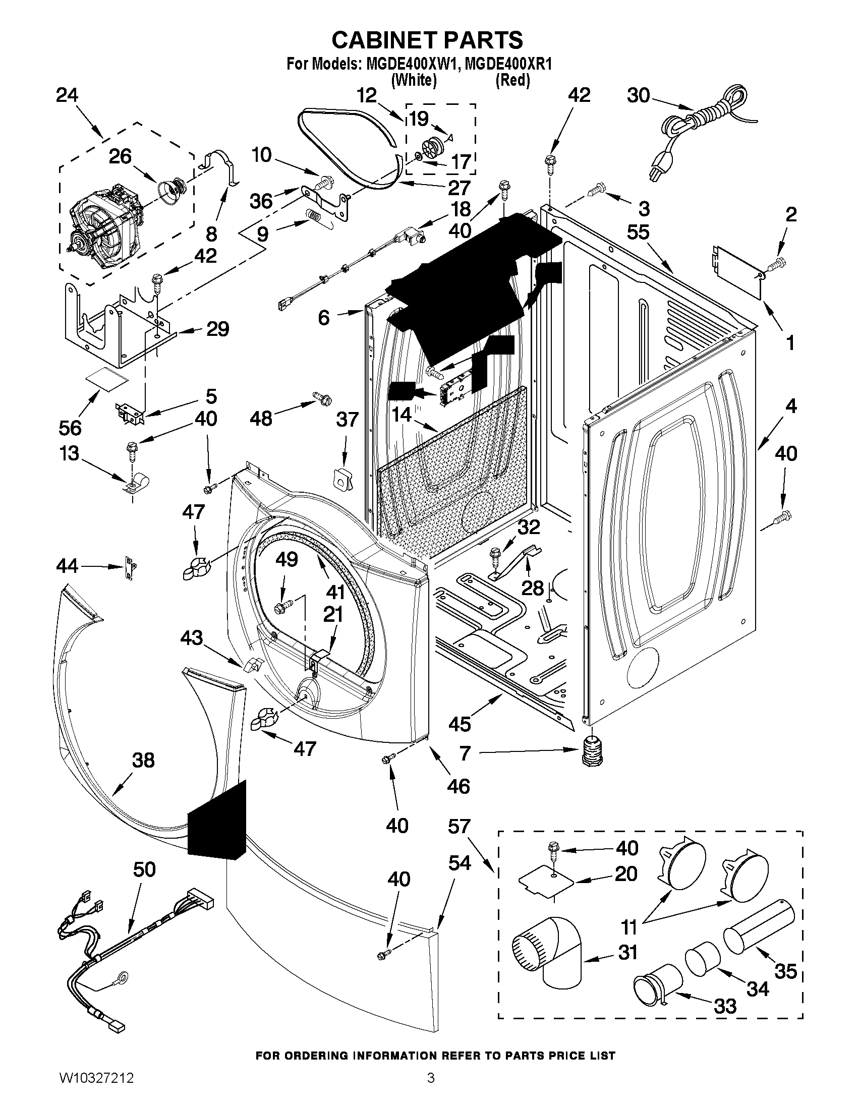02 - CABINET PARTS