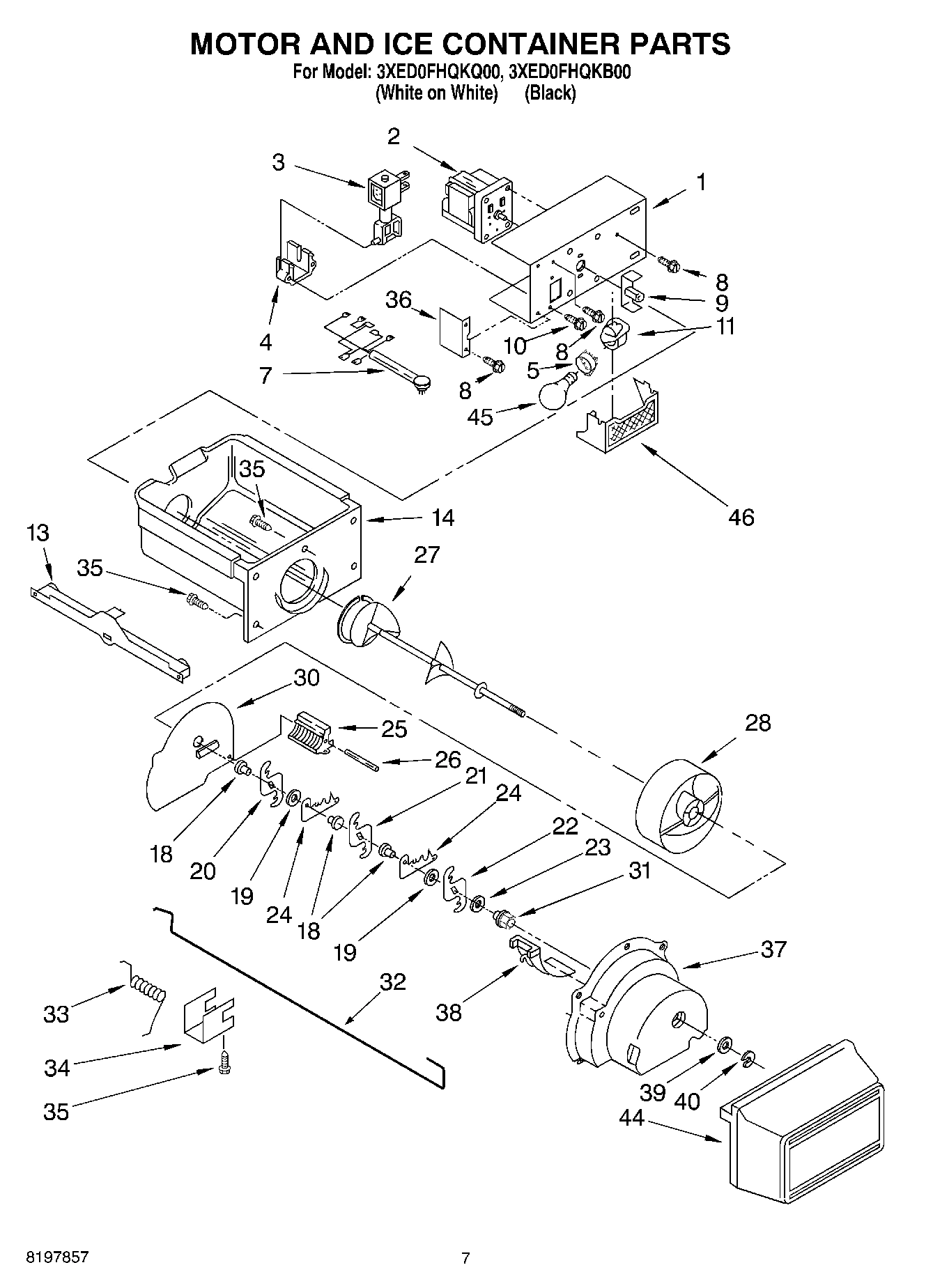 04 - MOTOR AND ICE CONTAINER