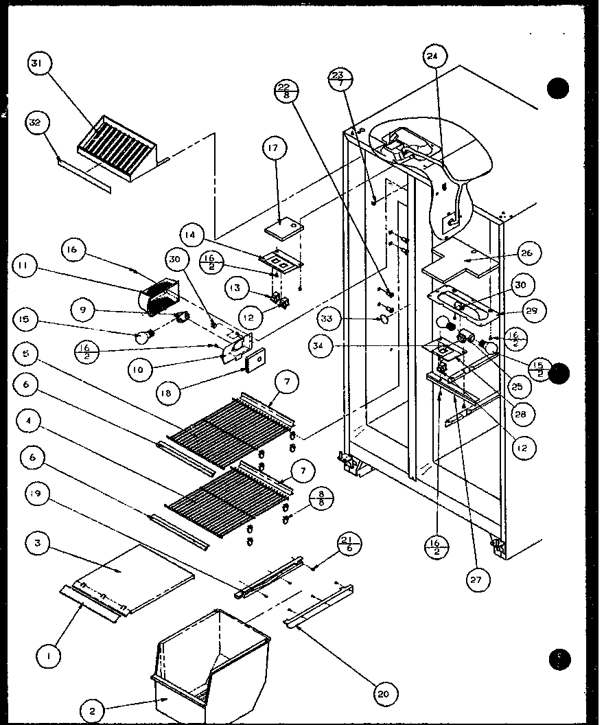 07 - FZ SHELVING AND REF LIGHT