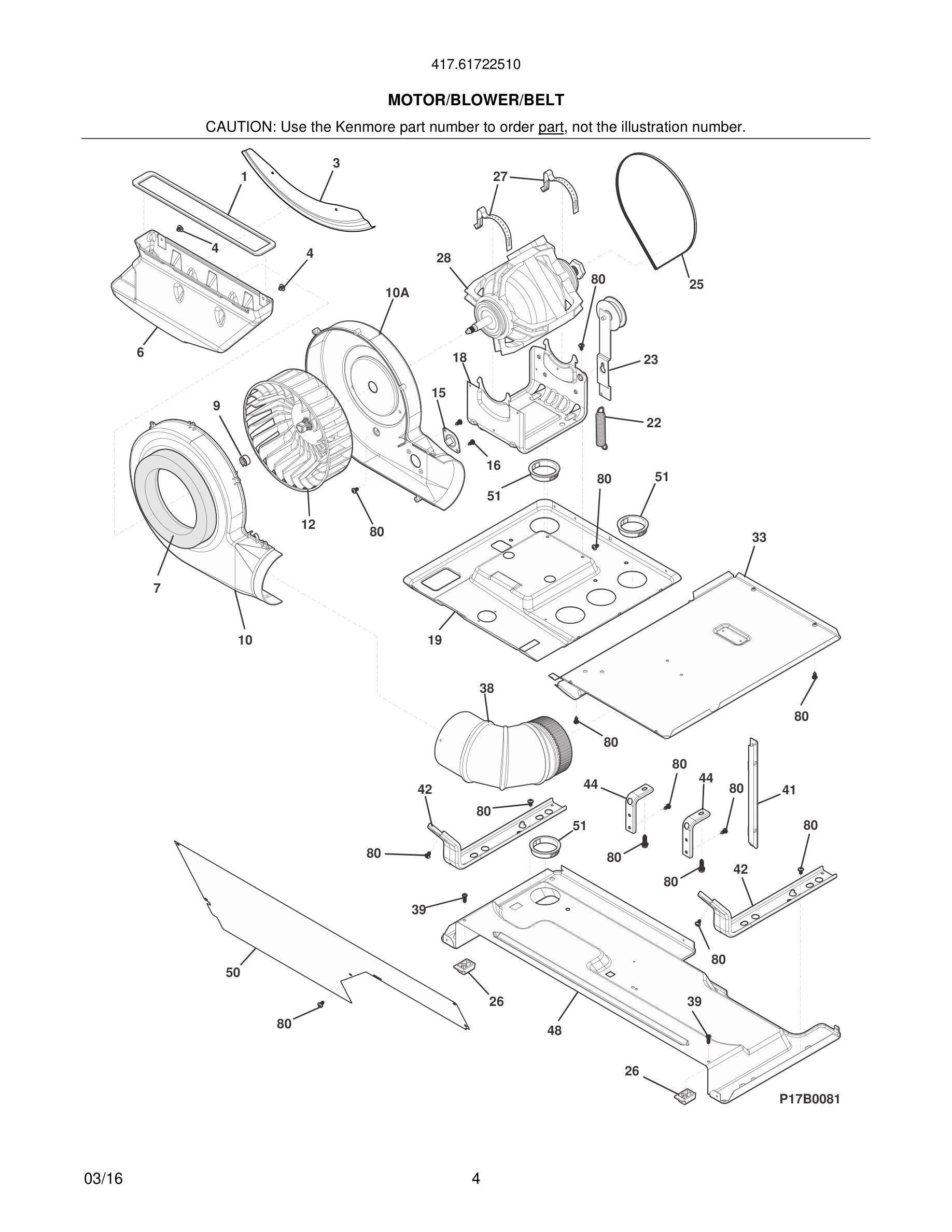 05 - MOTOR / BLOWER / BELT