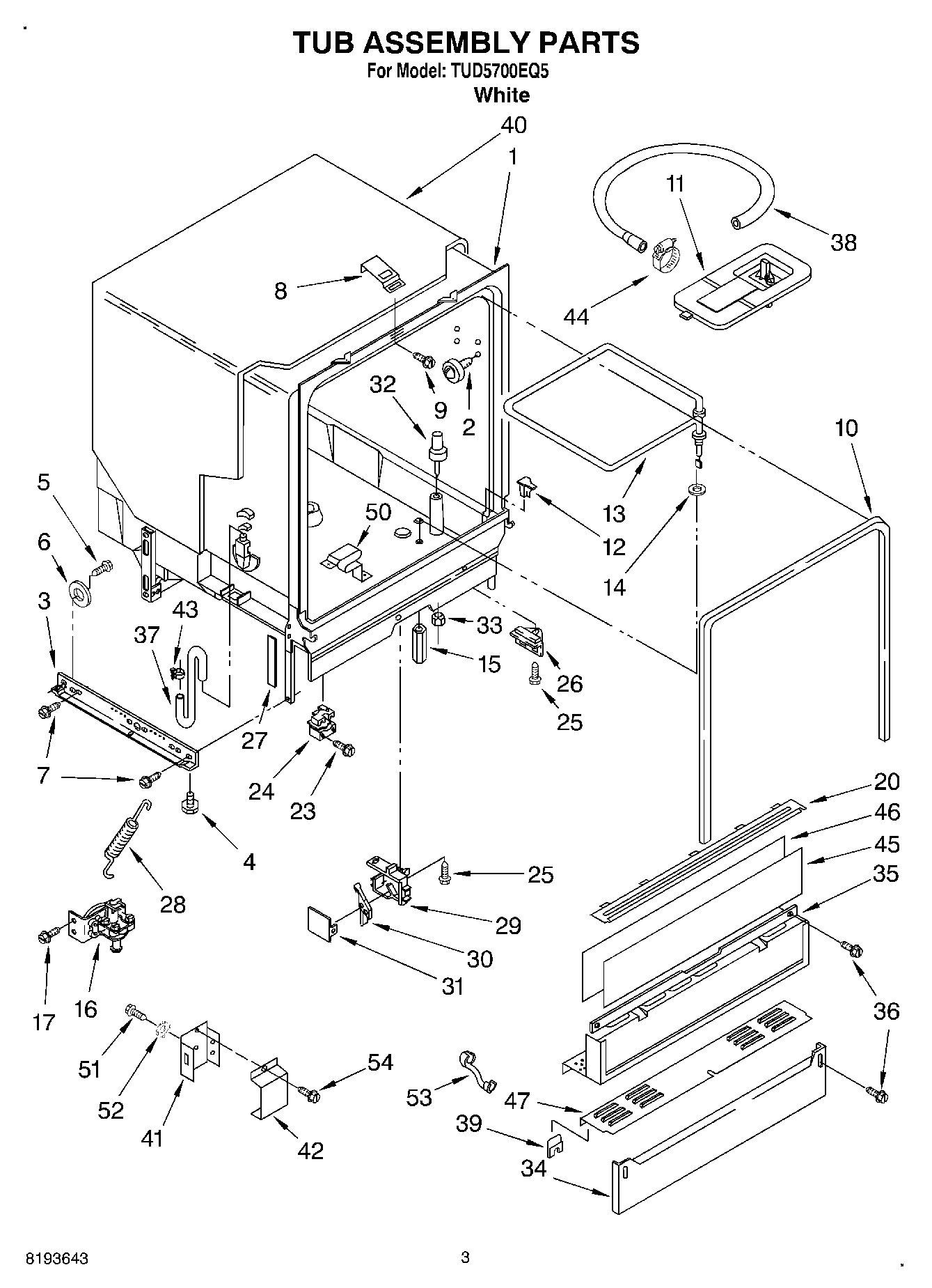 03 - TUB ASSEMBLY