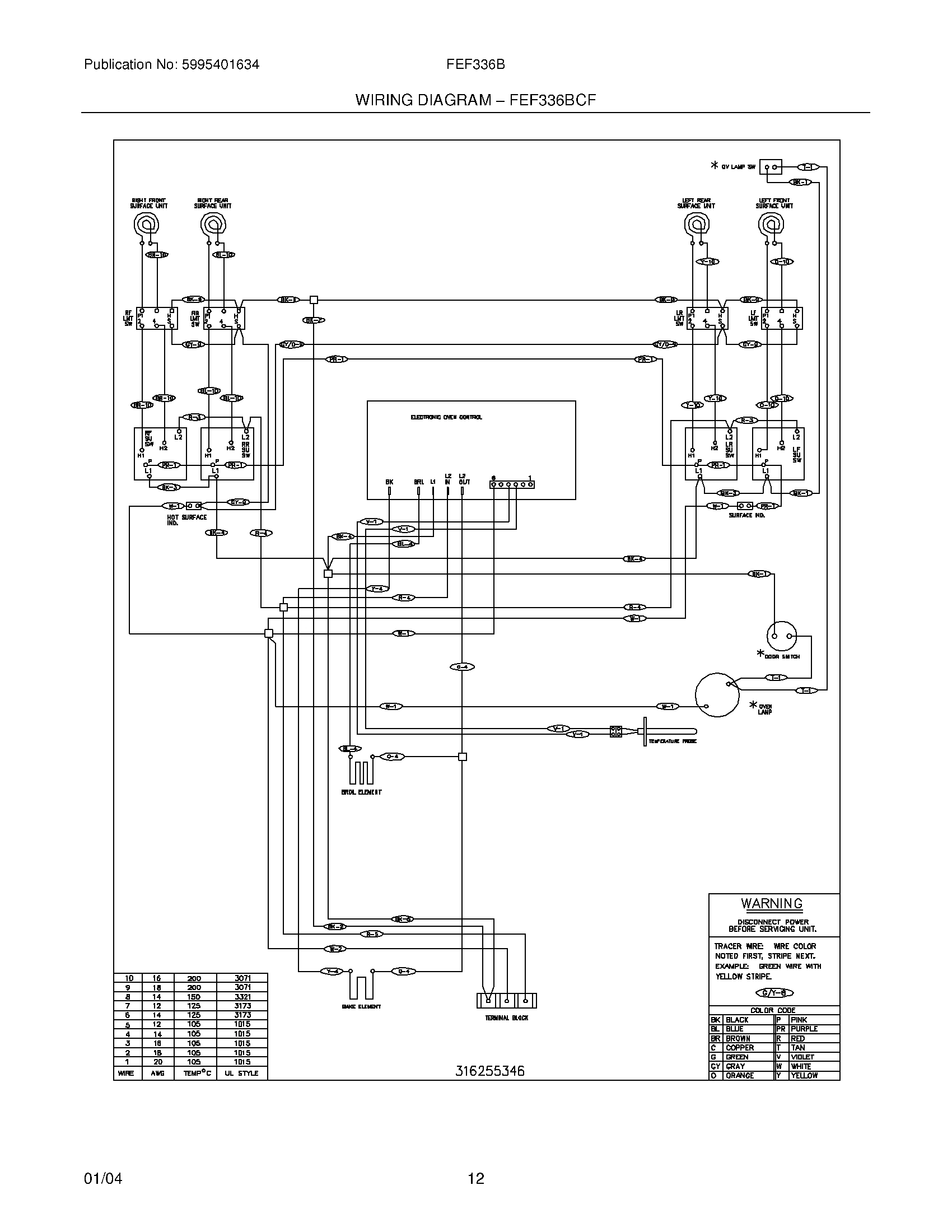 12 - WIRING DIAGRAM