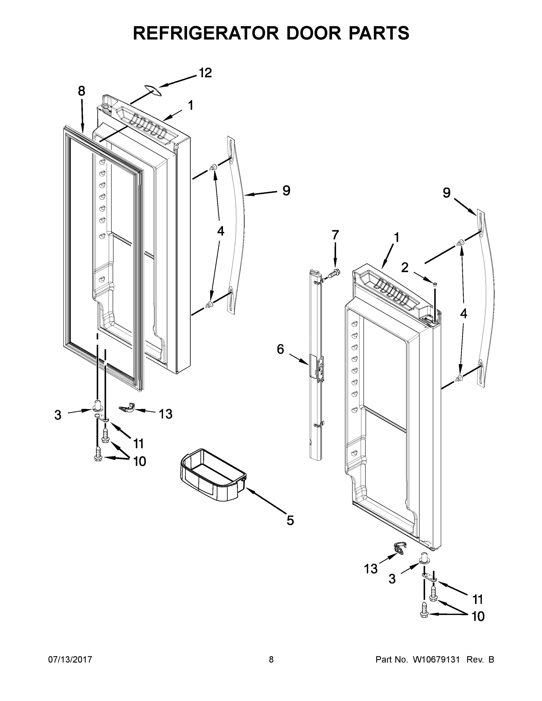 05 - REFRIGERATOR DOOR PARTS