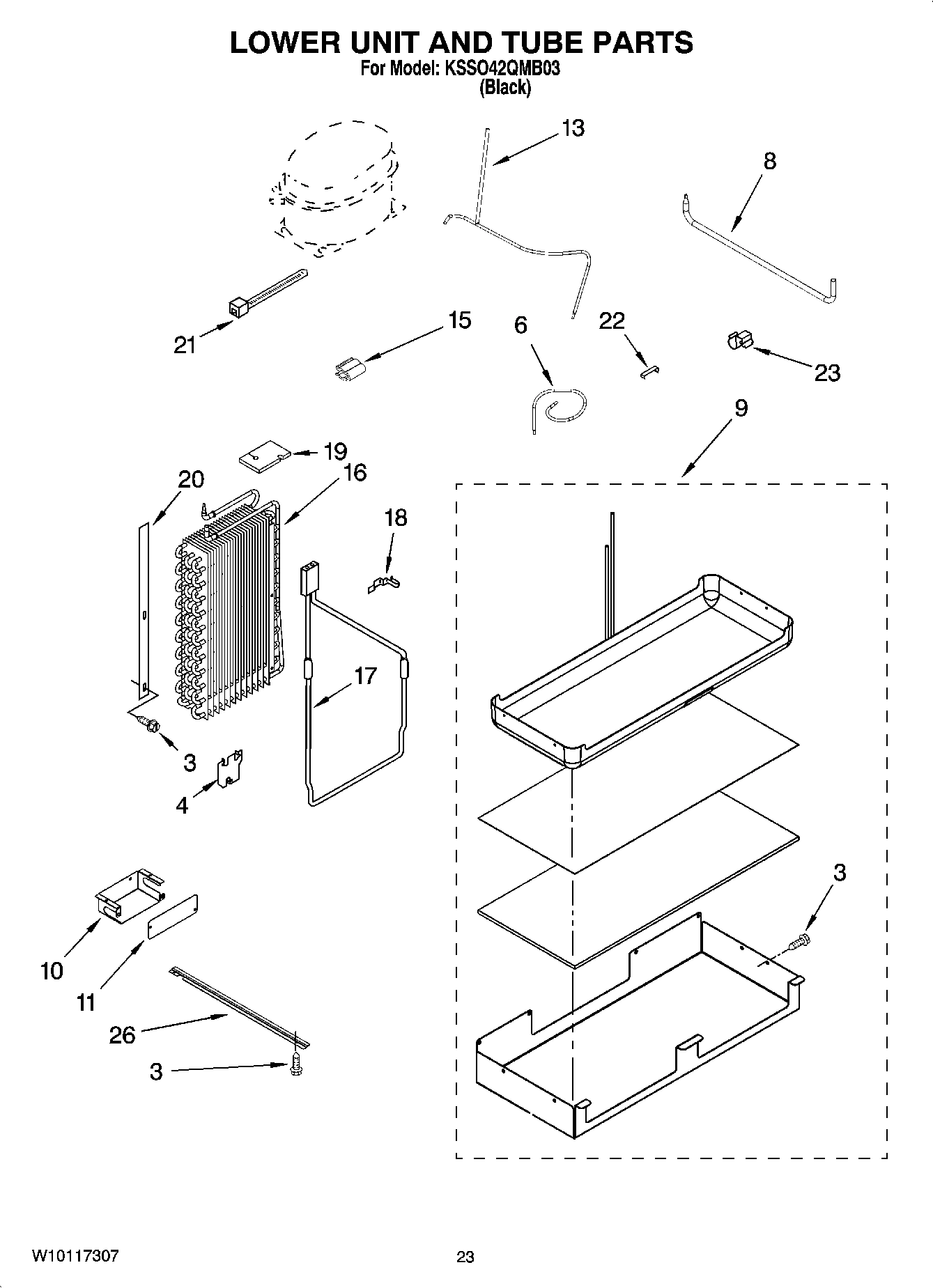 14 - LOWER UNIT AND TUBE PARTS