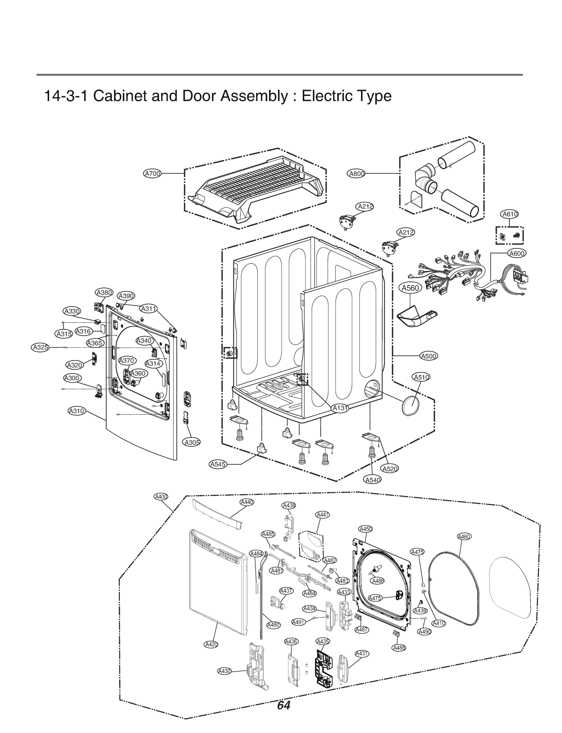 CABINET AND DOOR ASSEMBLY