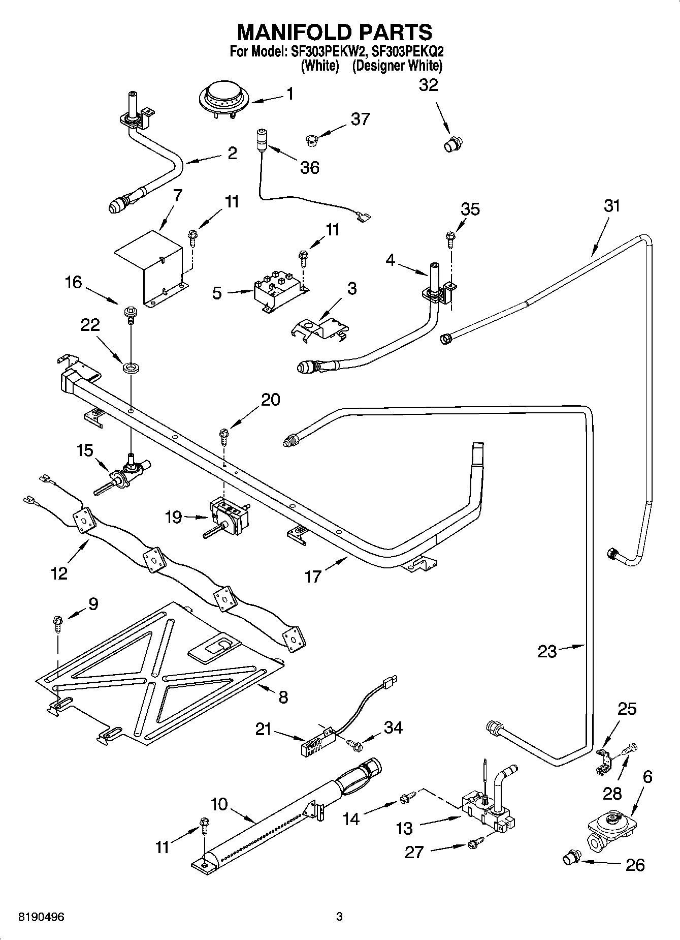 03 - MANIFOLD PARTS