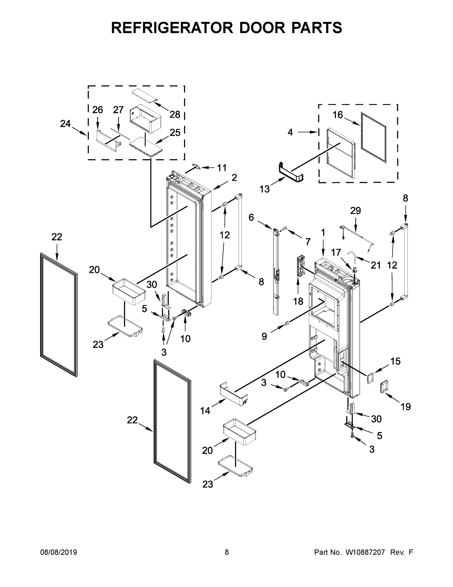 05 - REFRIGERATOR DOOR PARTS
