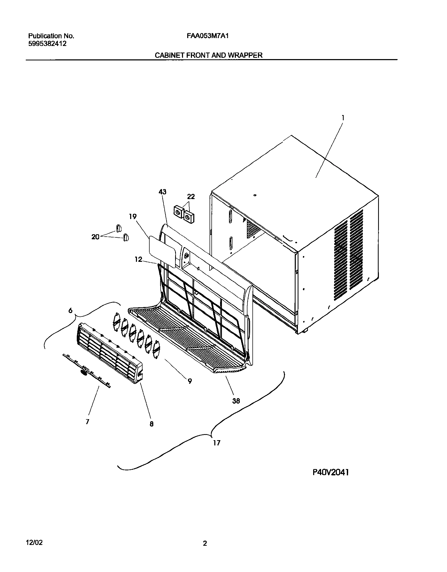 03 - CABINET FRONT AND WRAPPER