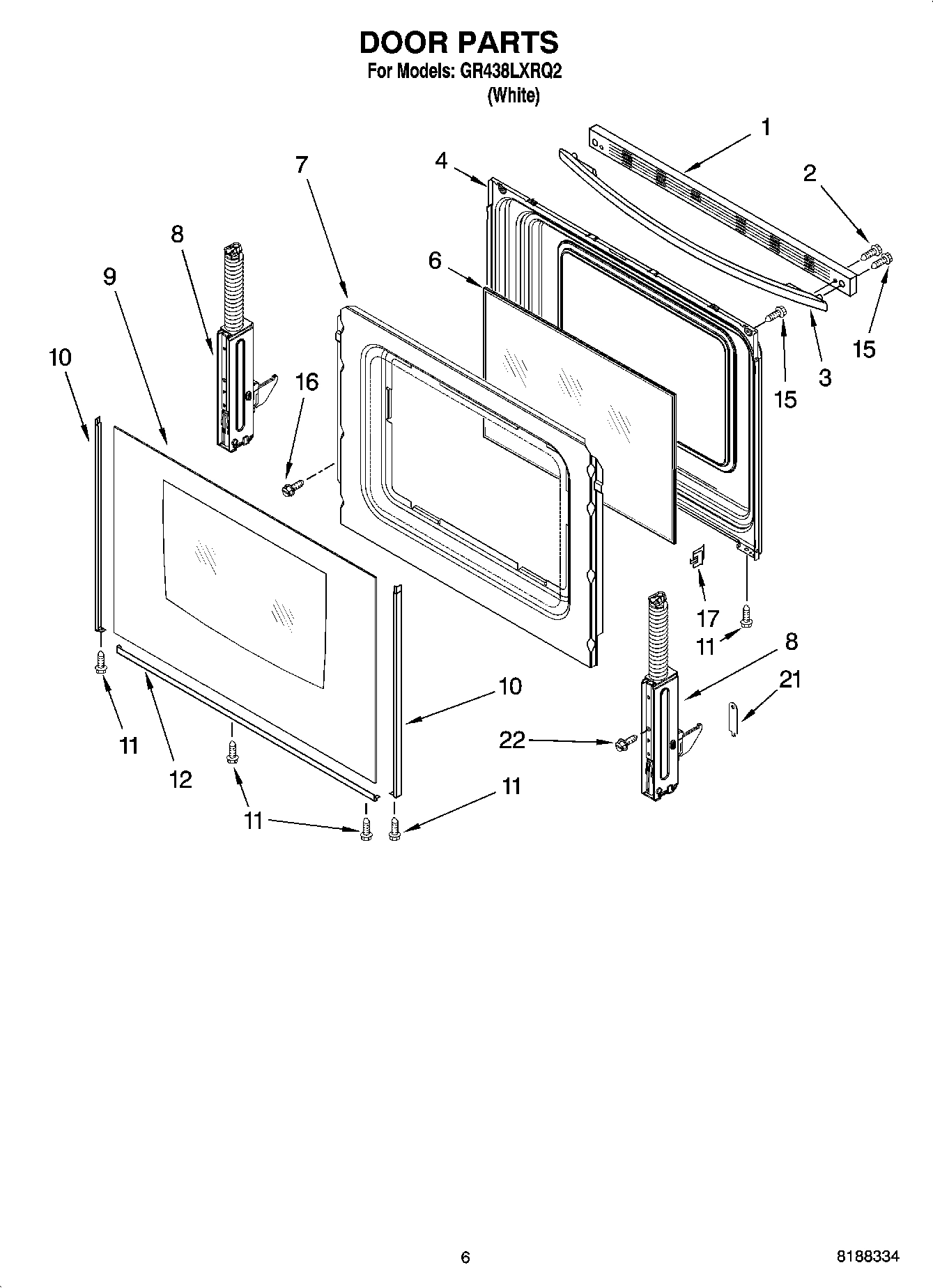 05 - DOOR PARTS, OPTIONAL PARTS (NOT INCLUDED)