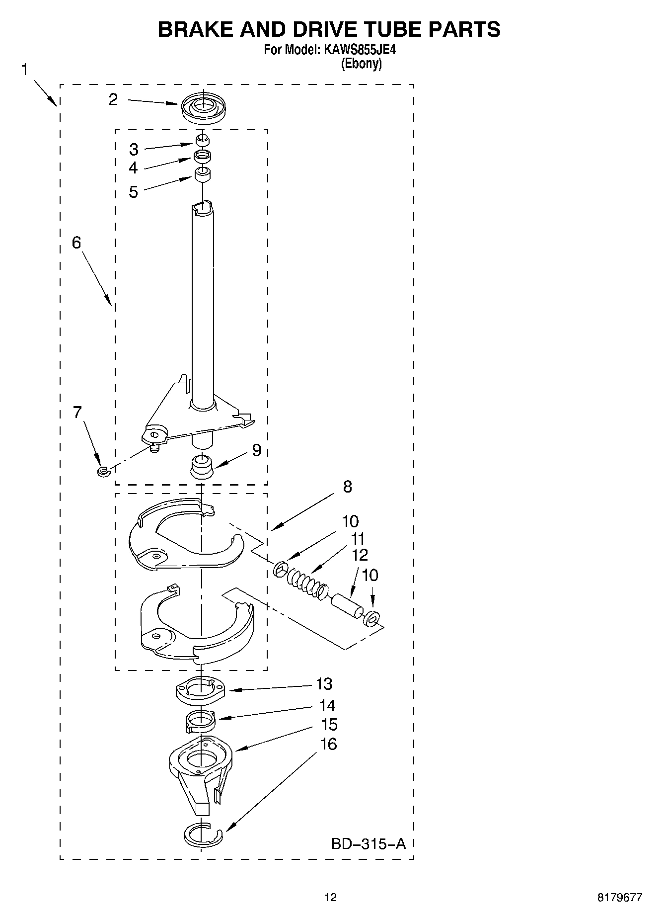 09 - BRAKE AND DRIVE TUBE