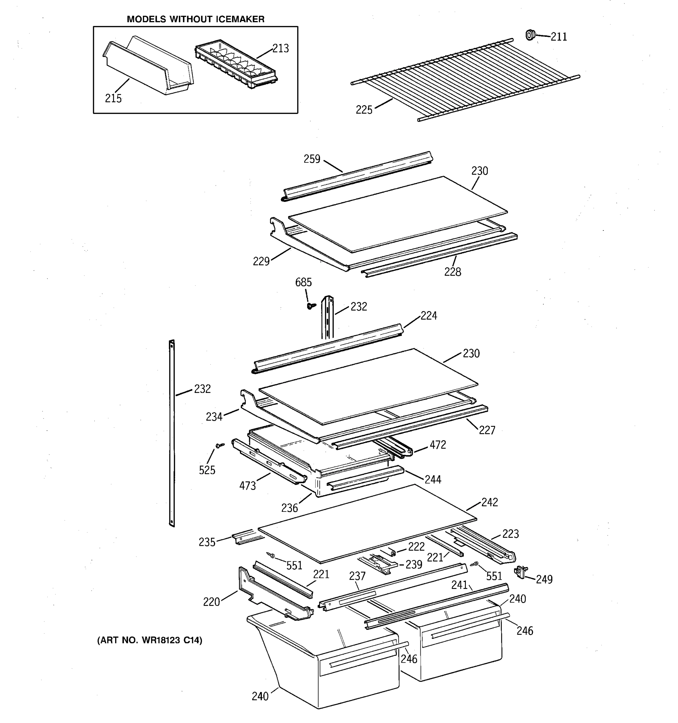SHELF PARTS