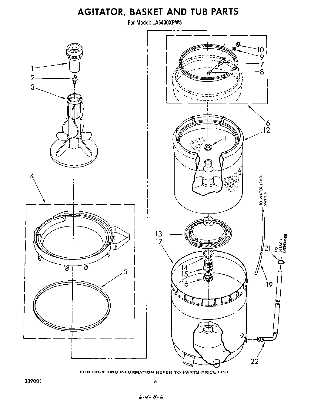 04 - AGITATOR, BASKET AND TUB