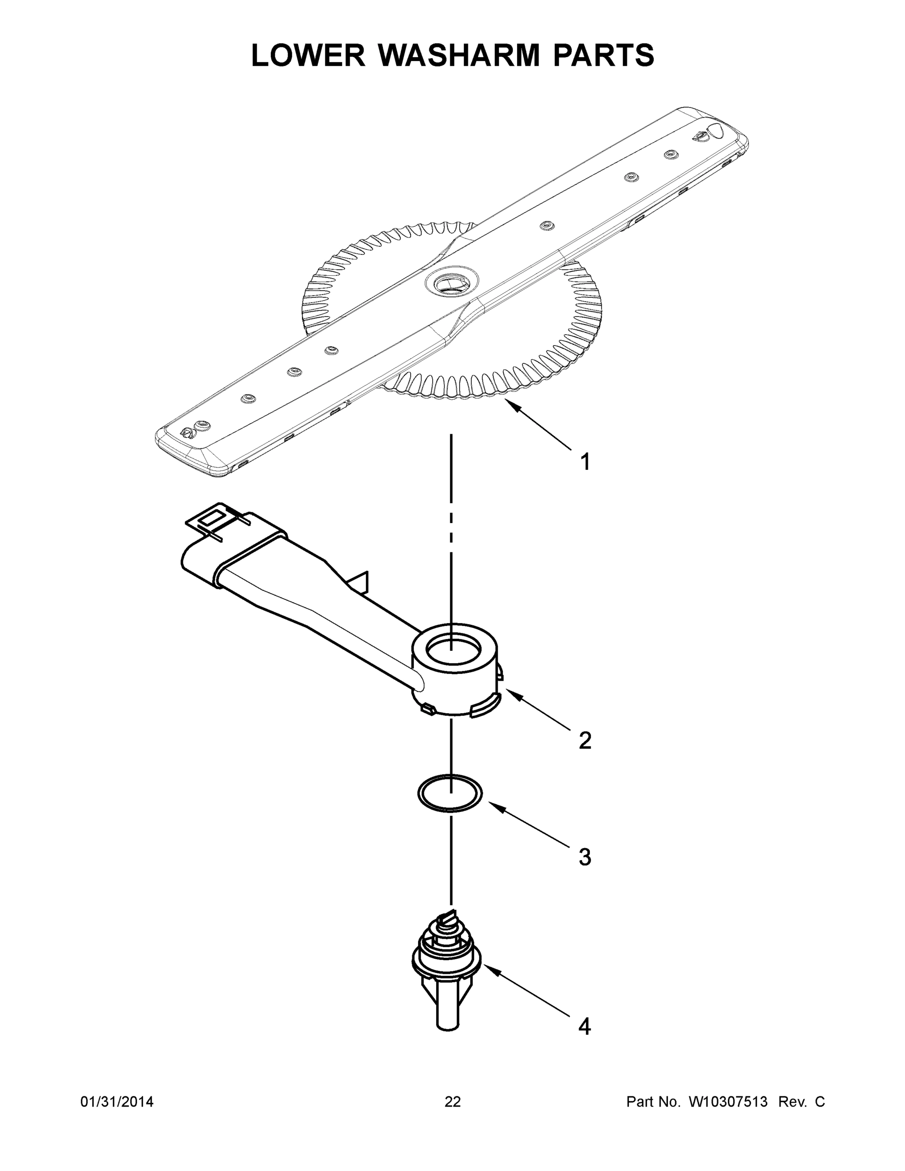 12 - LOWER WASHARM PARTS