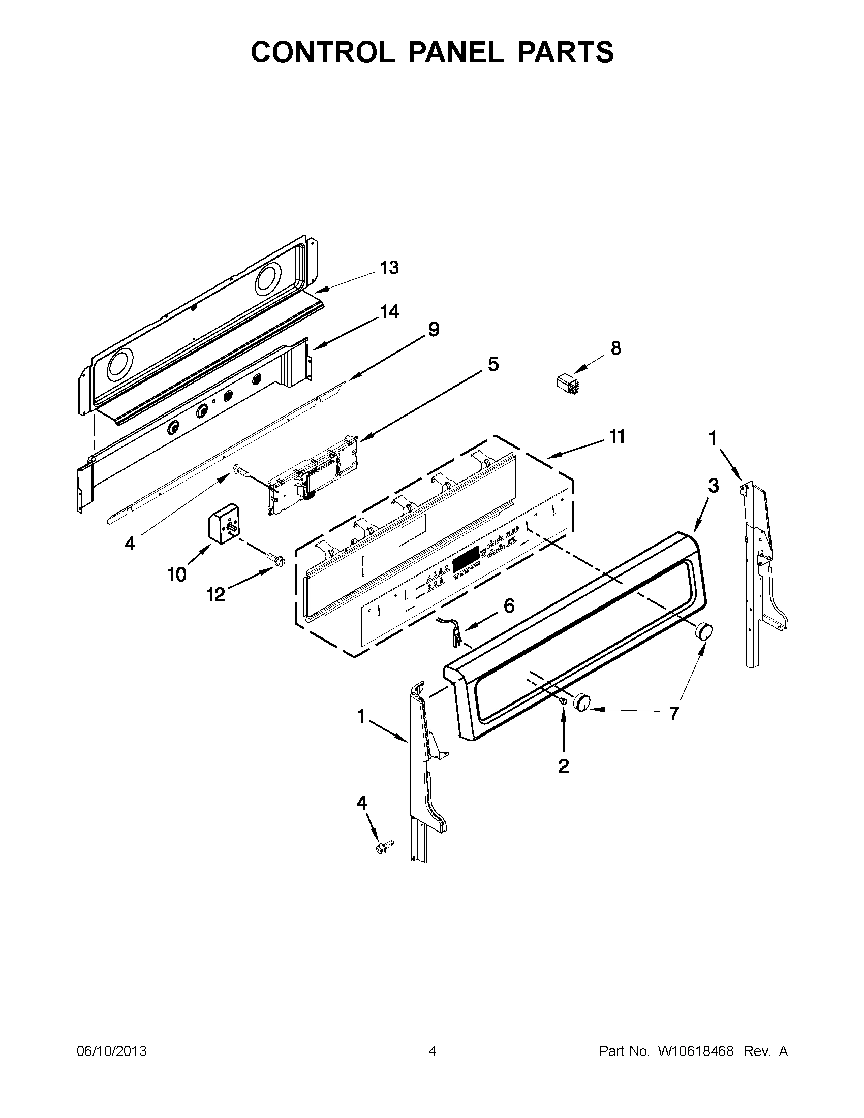 02 - CONTROL PANEL PARTS
