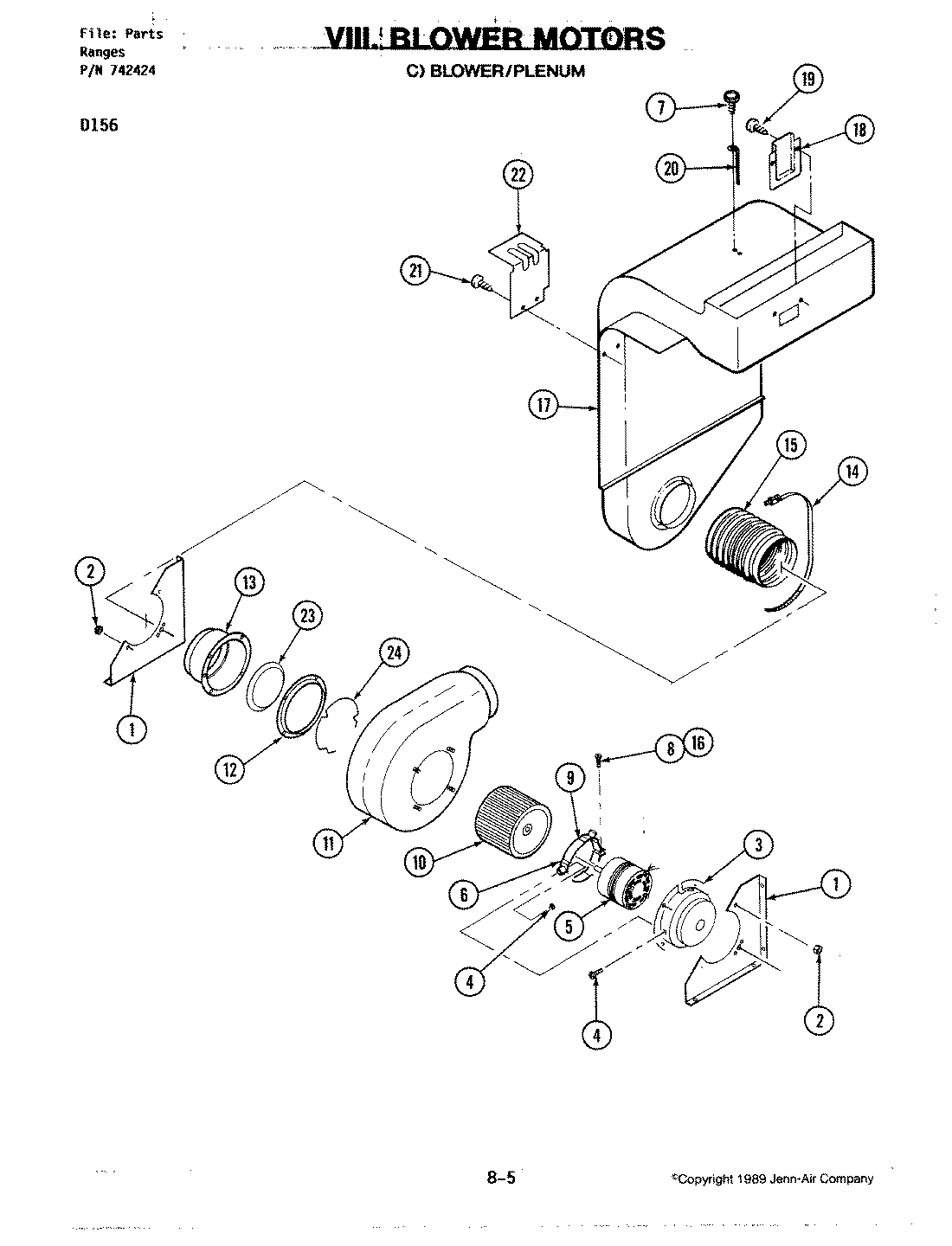 01 - BLOWER MOTOR-BLOWER/PLENUM