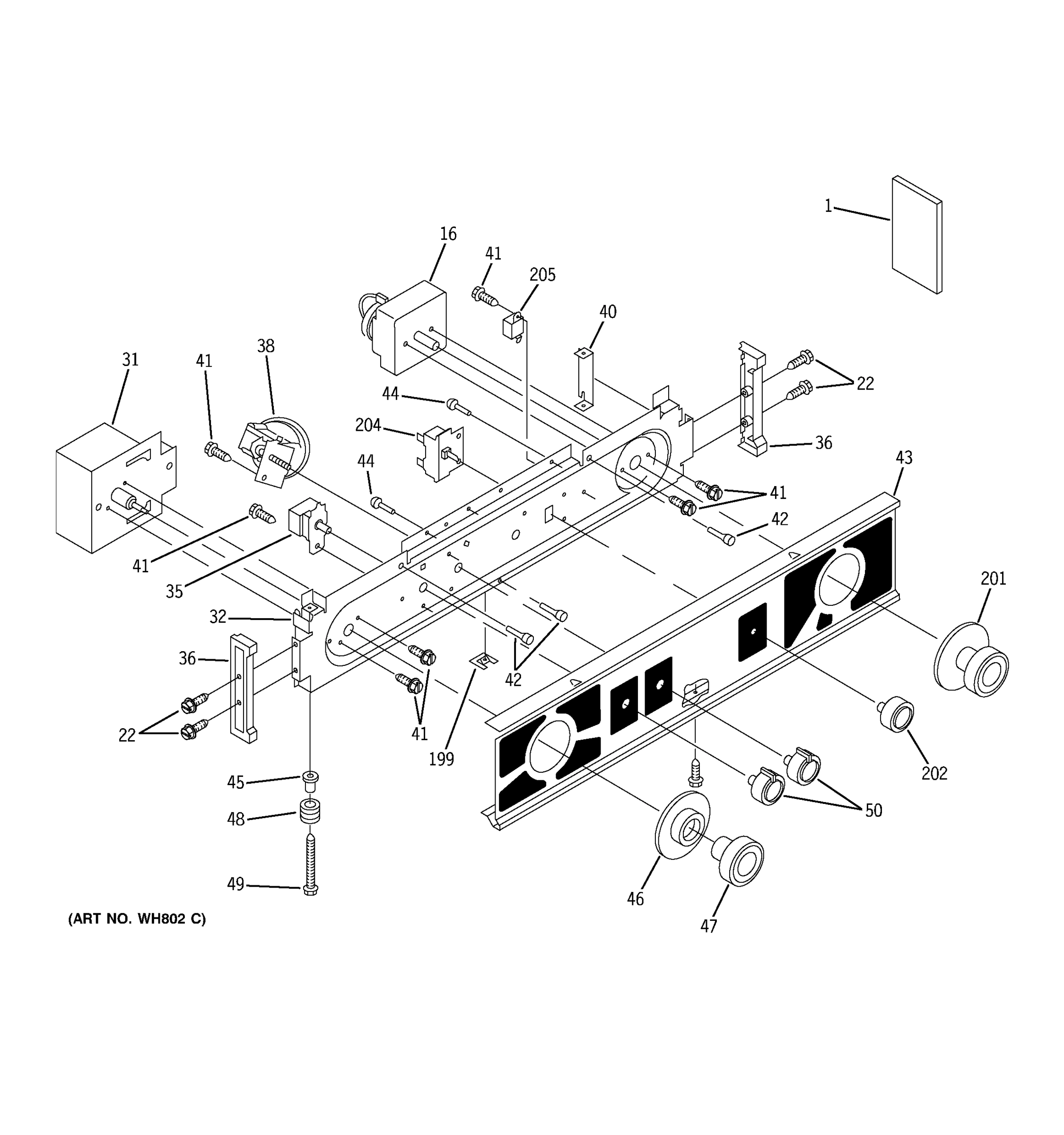 WASHER/DRYER CONTROL PANEL