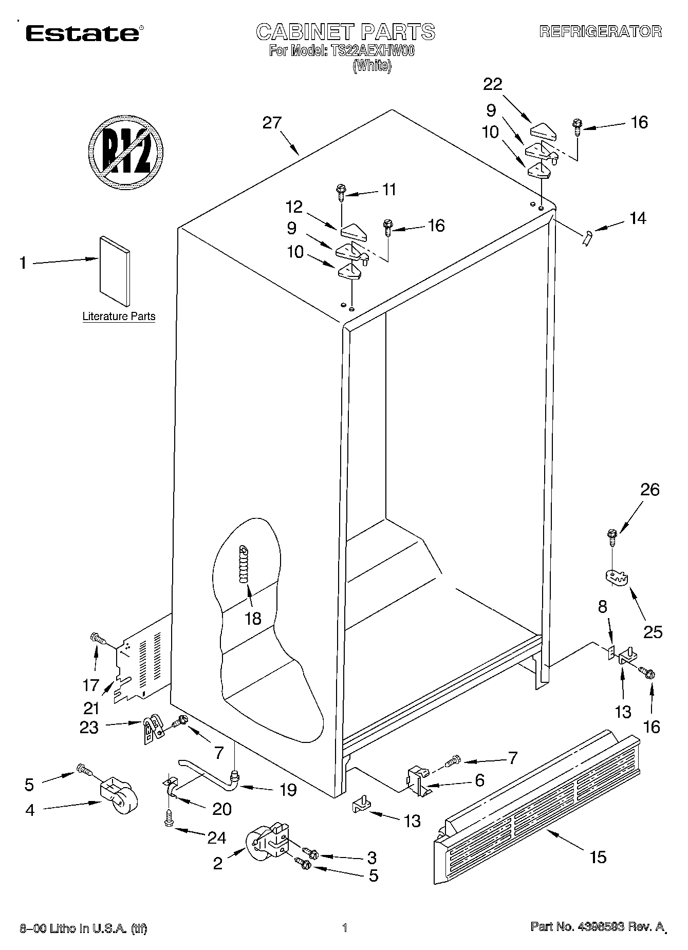 01 - CABINET, LITERATURE