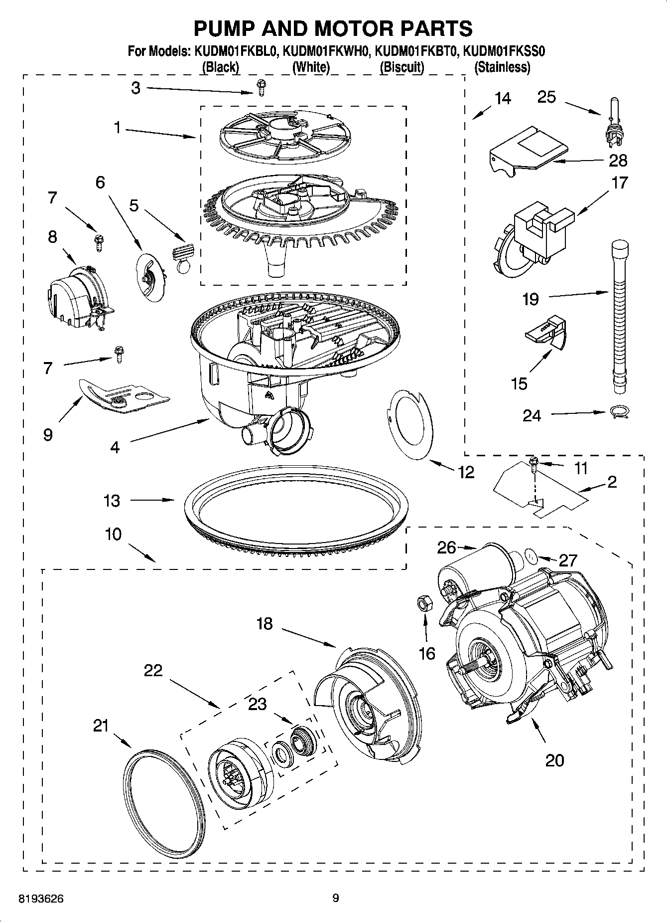 08 - PUMP AND MOTOR PARTS
