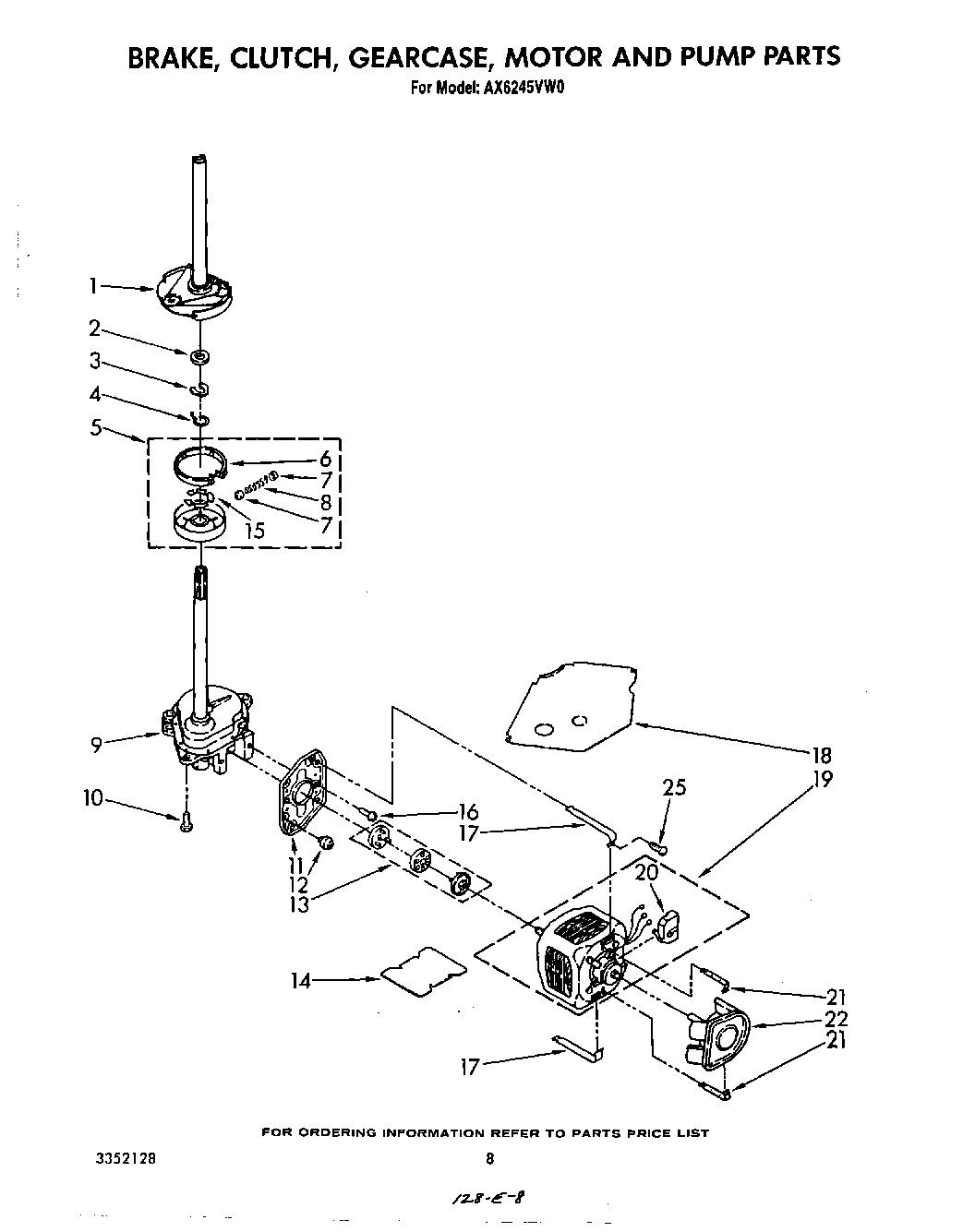 06 - BRAKE, CLUTCH, GEARCASE, MOTOR AND PUMP