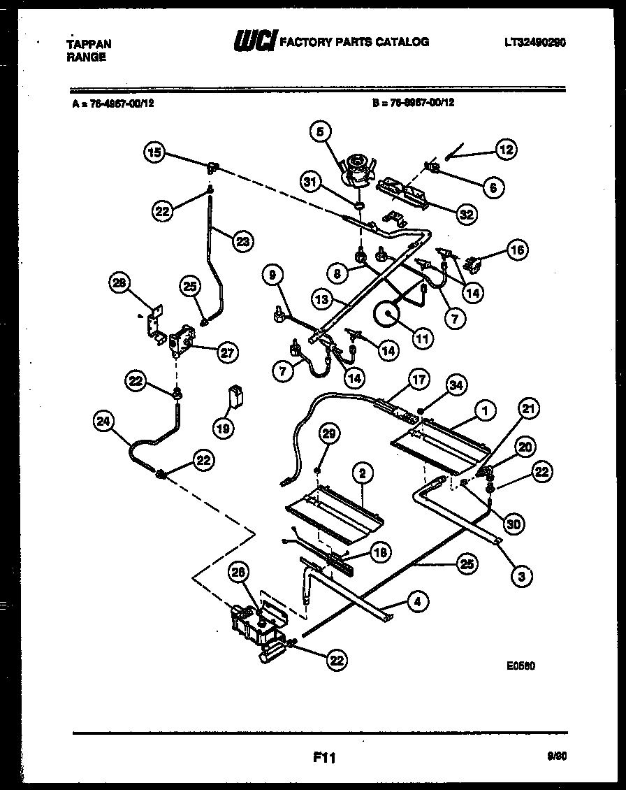 03 - BURNER, MANIFOLD AND GAS CONTROL