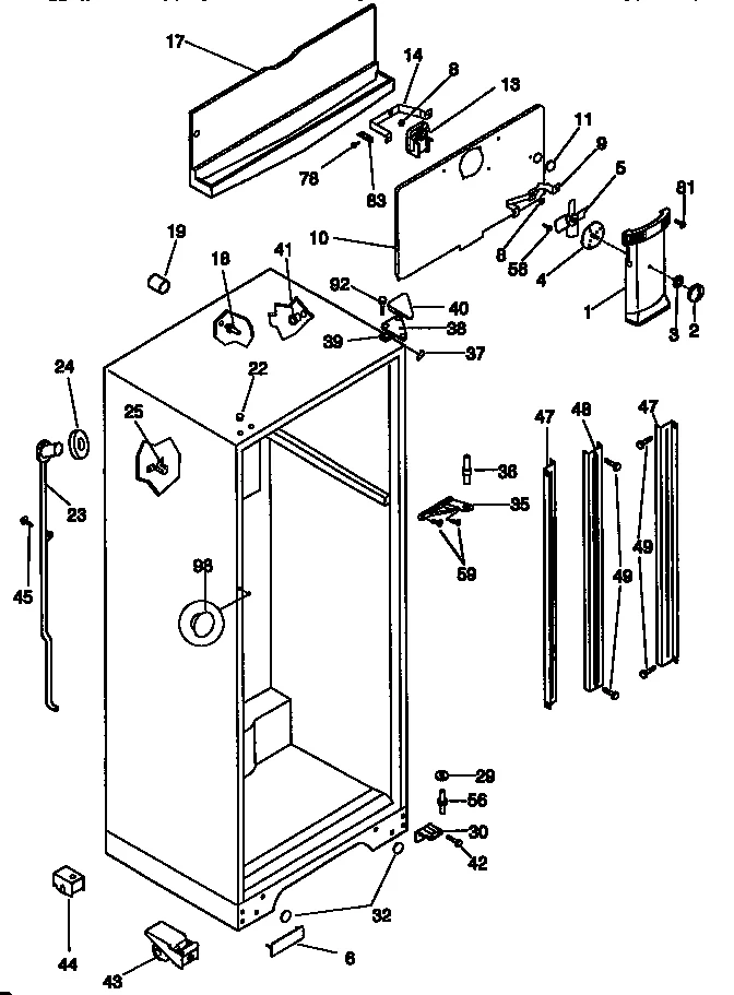 CABINET PARTS