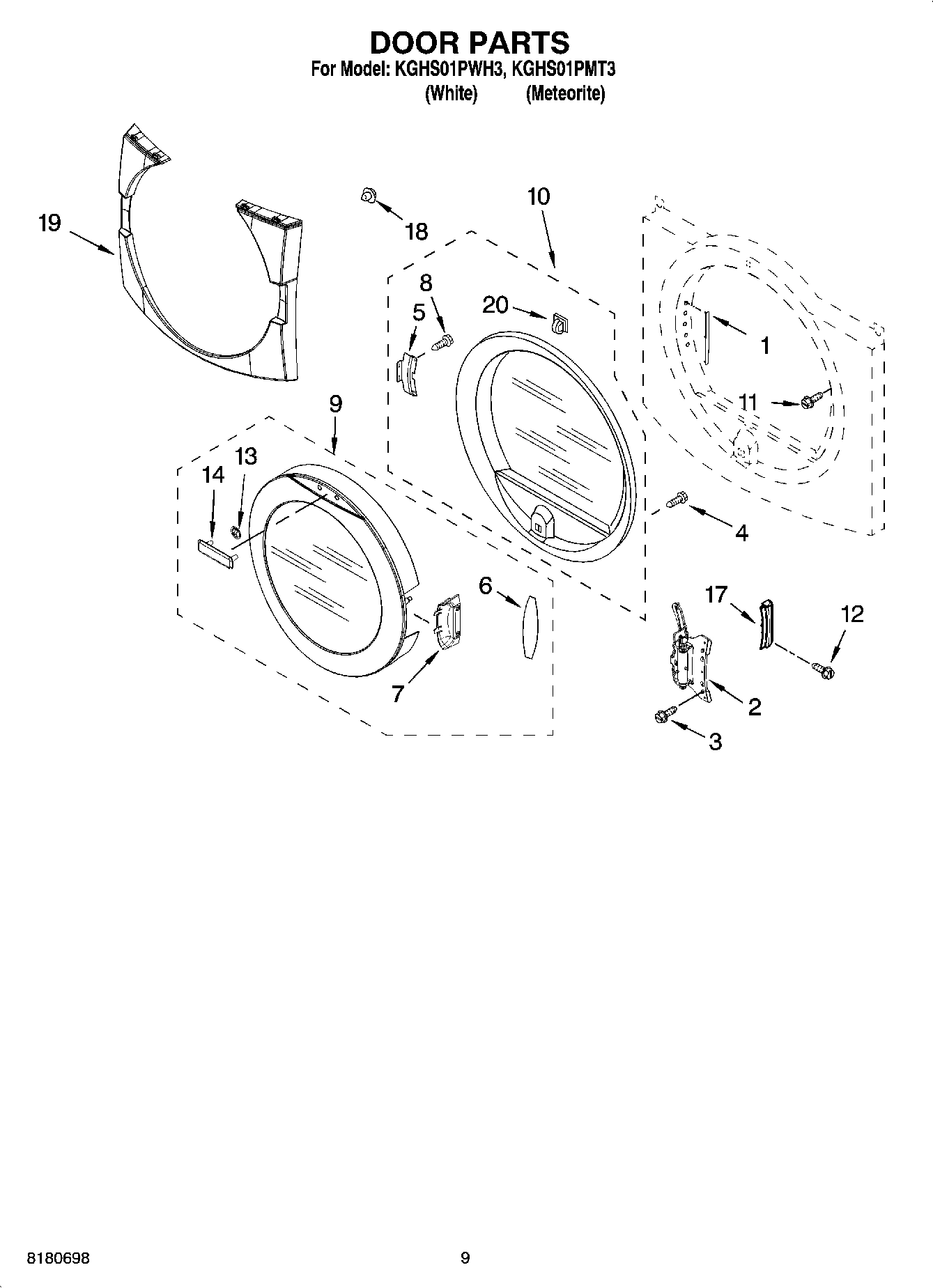05 - DOOR PARTS, OPTIONAL PARTS (NOT INCLUDED)