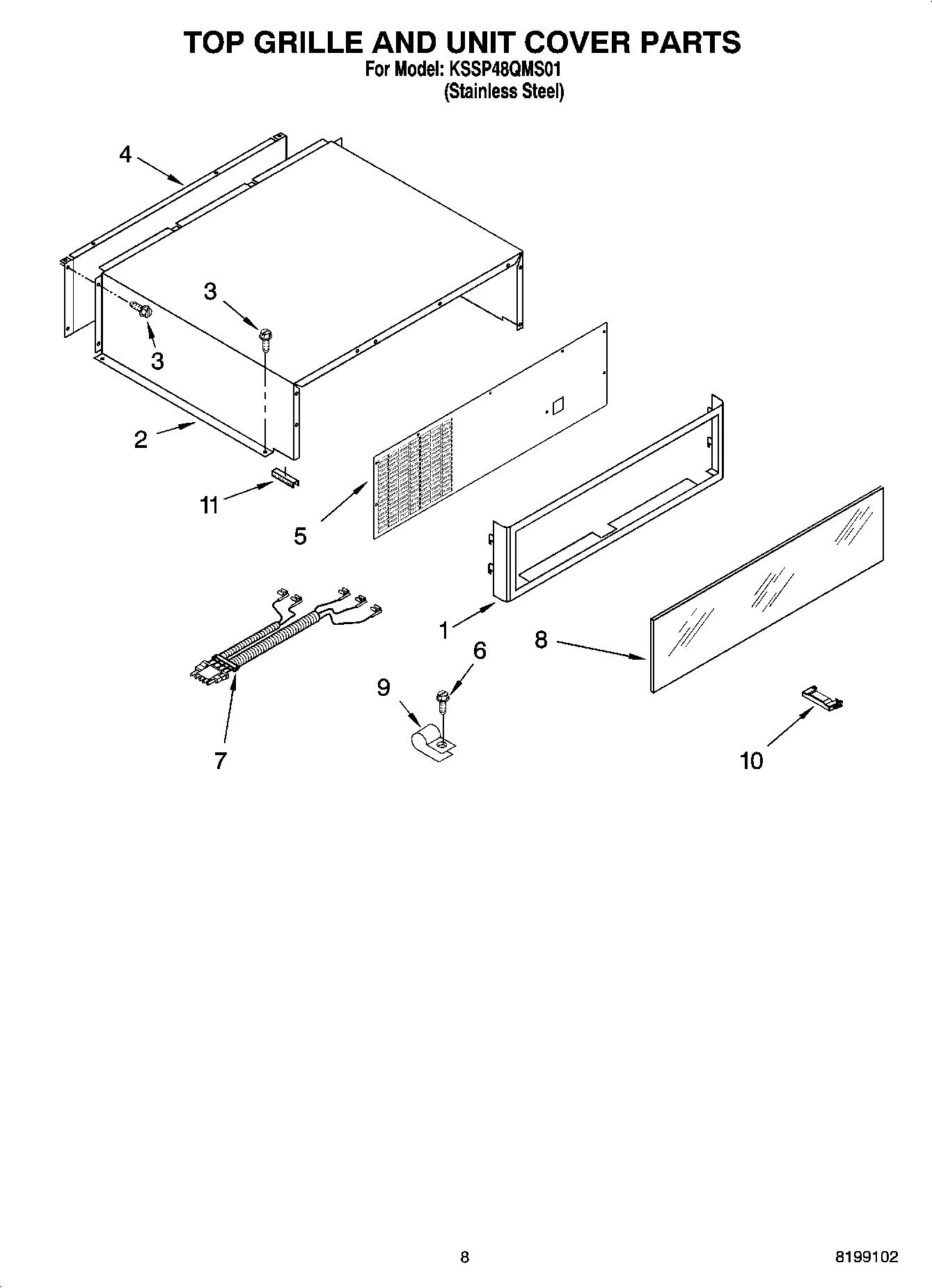 06 - TOP GRILLE AND UNIT COVER PARTS