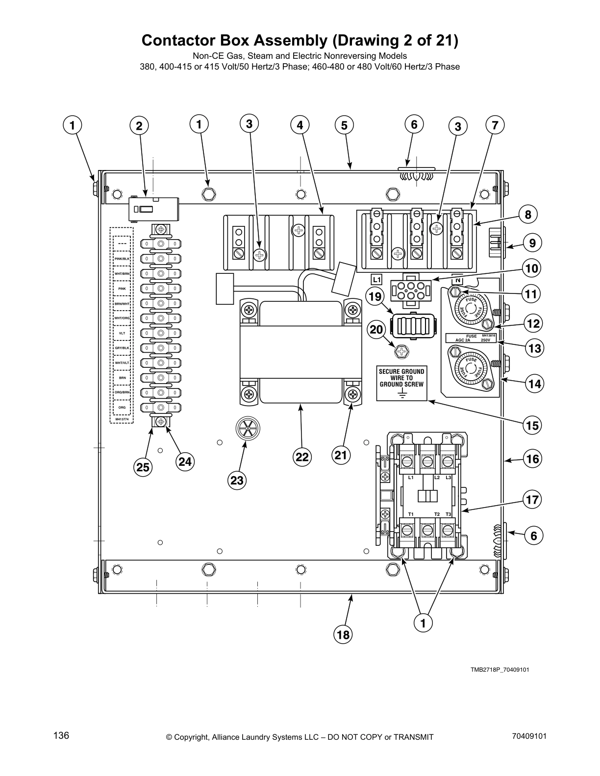 Contactor Box Assembly (Drawing 2 of 21)