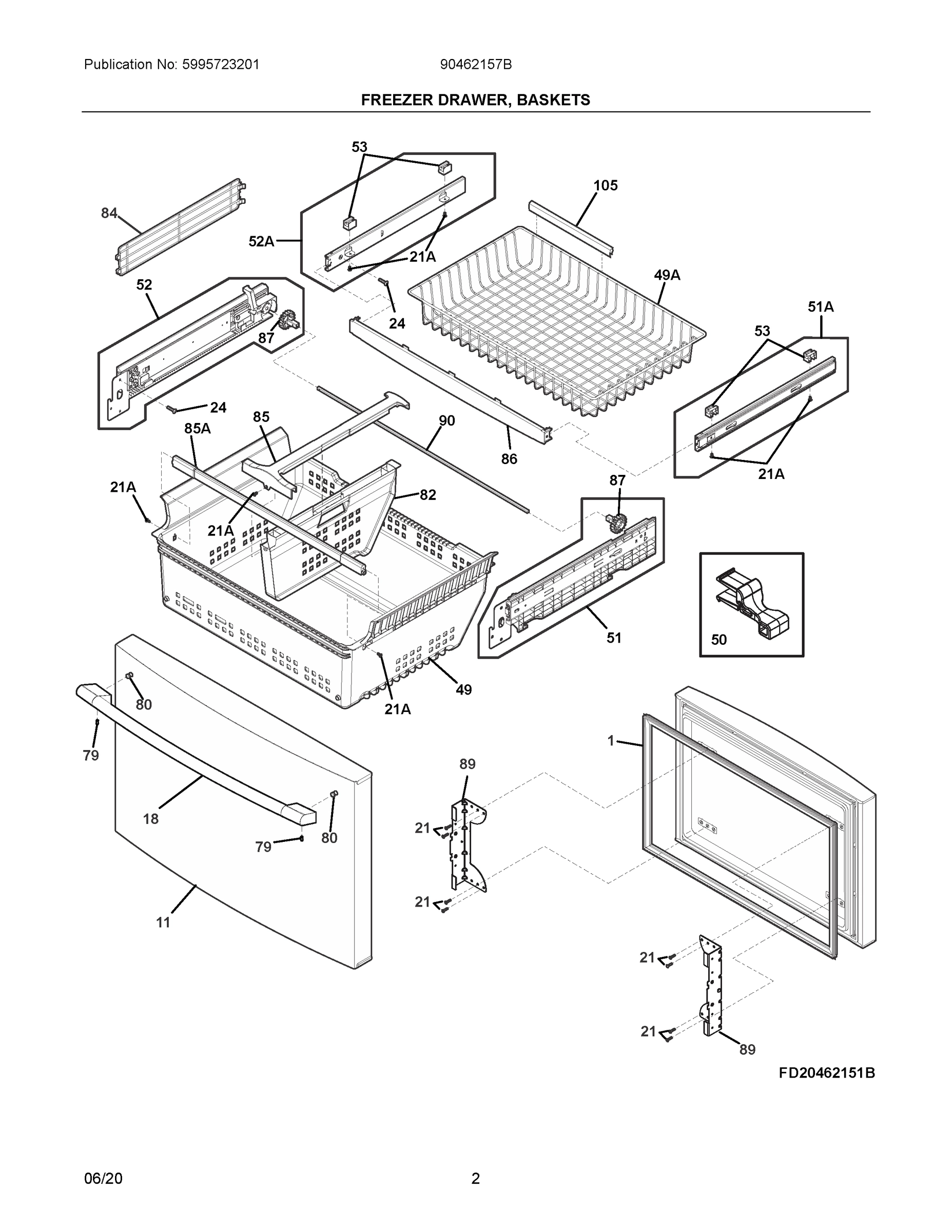 02 - FREEZER DRAWER, BASKETS