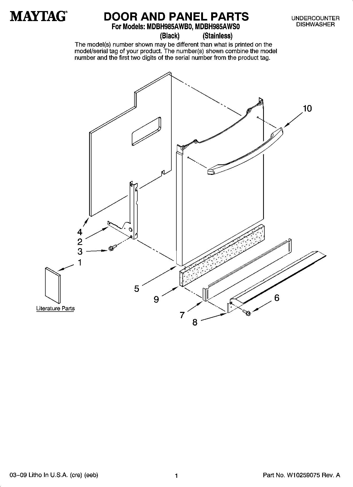01 - DOOR AND PANEL PARTS