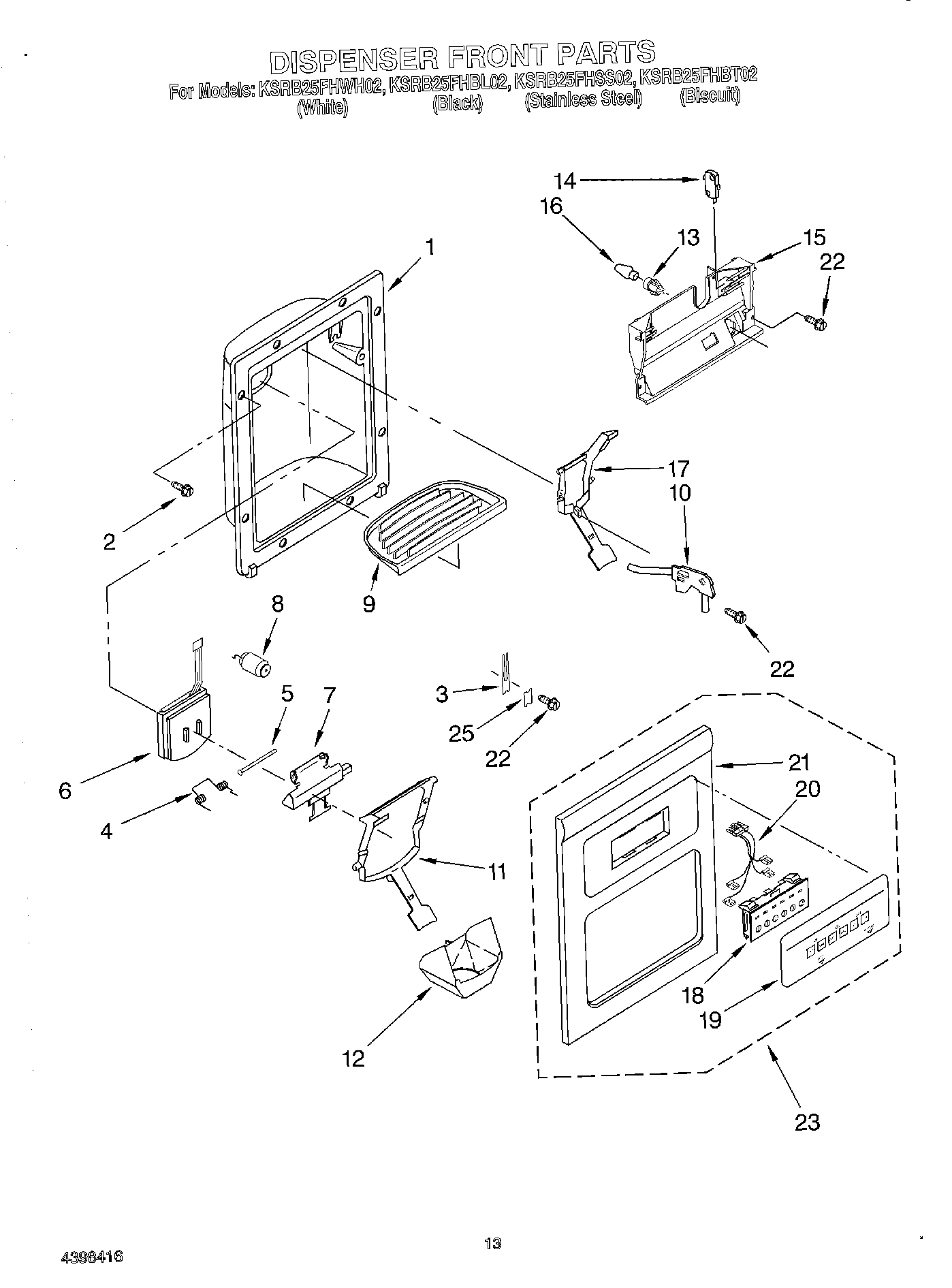 08 - DISPENSER FRONT