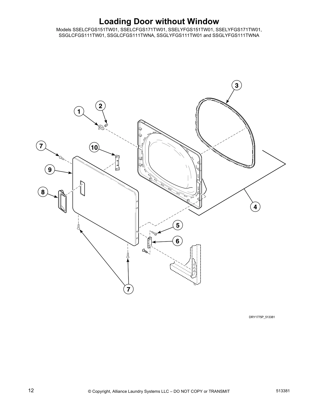 Loading Door without Window