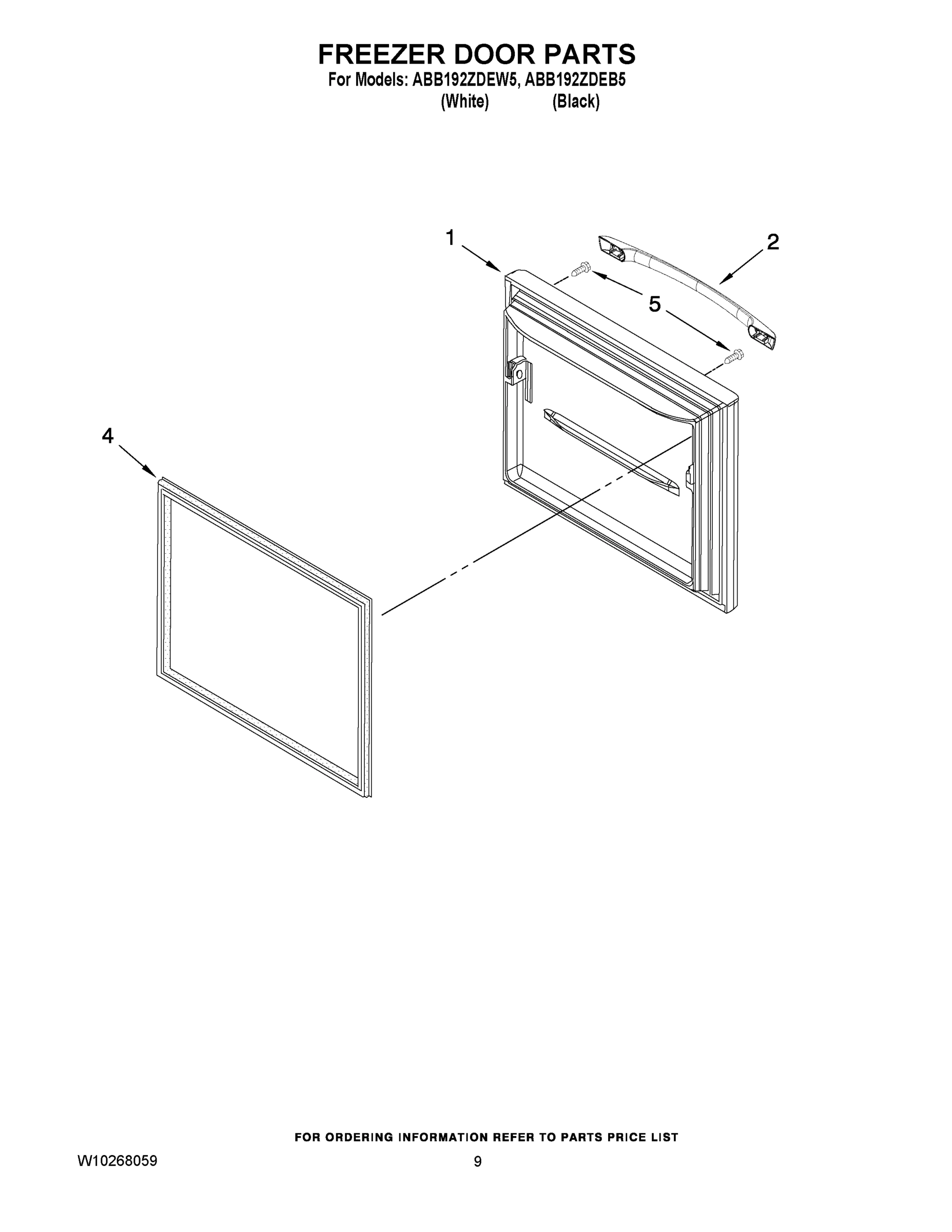 05 - FREEZER DOOR PARTS
