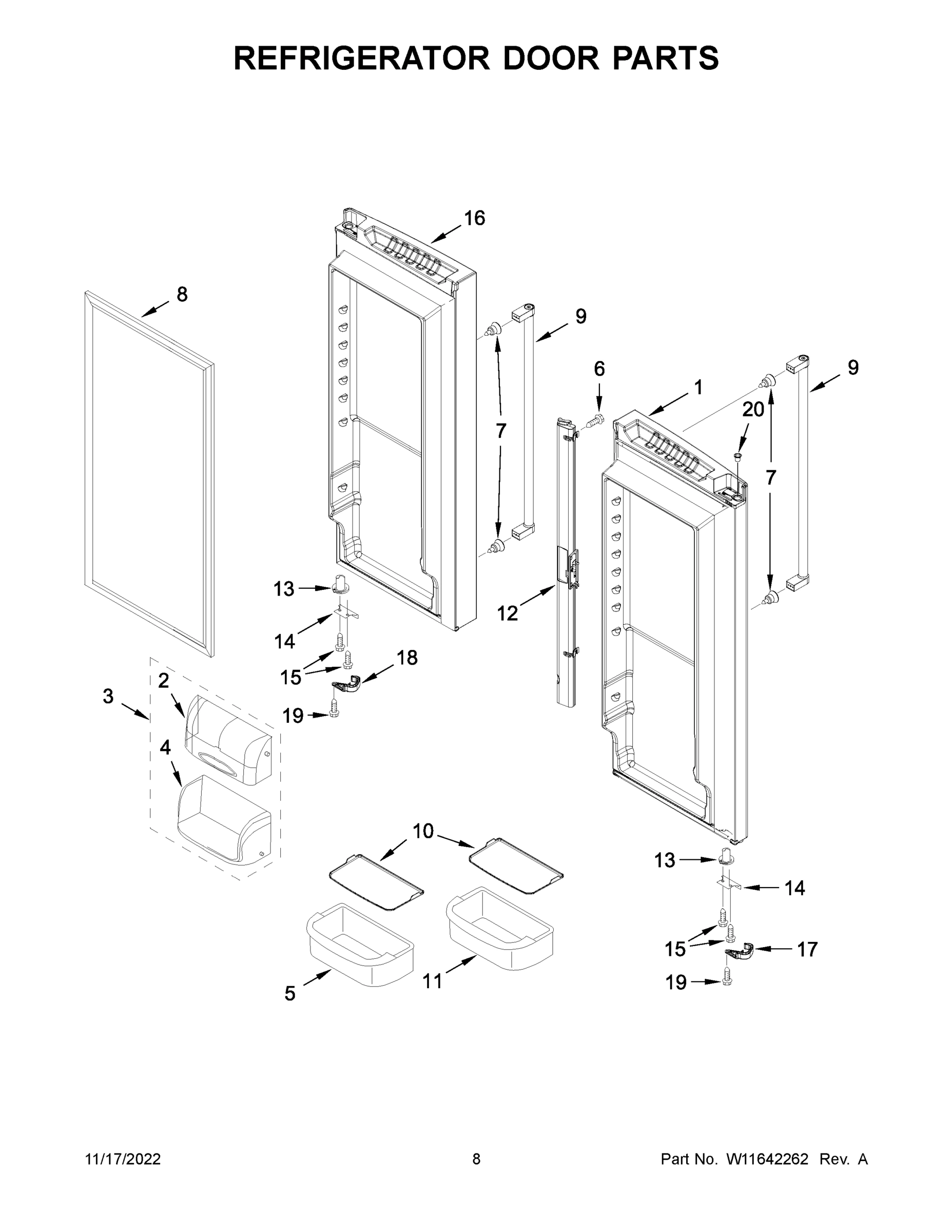 05 - REFRIGERATOR DOOR PARTS