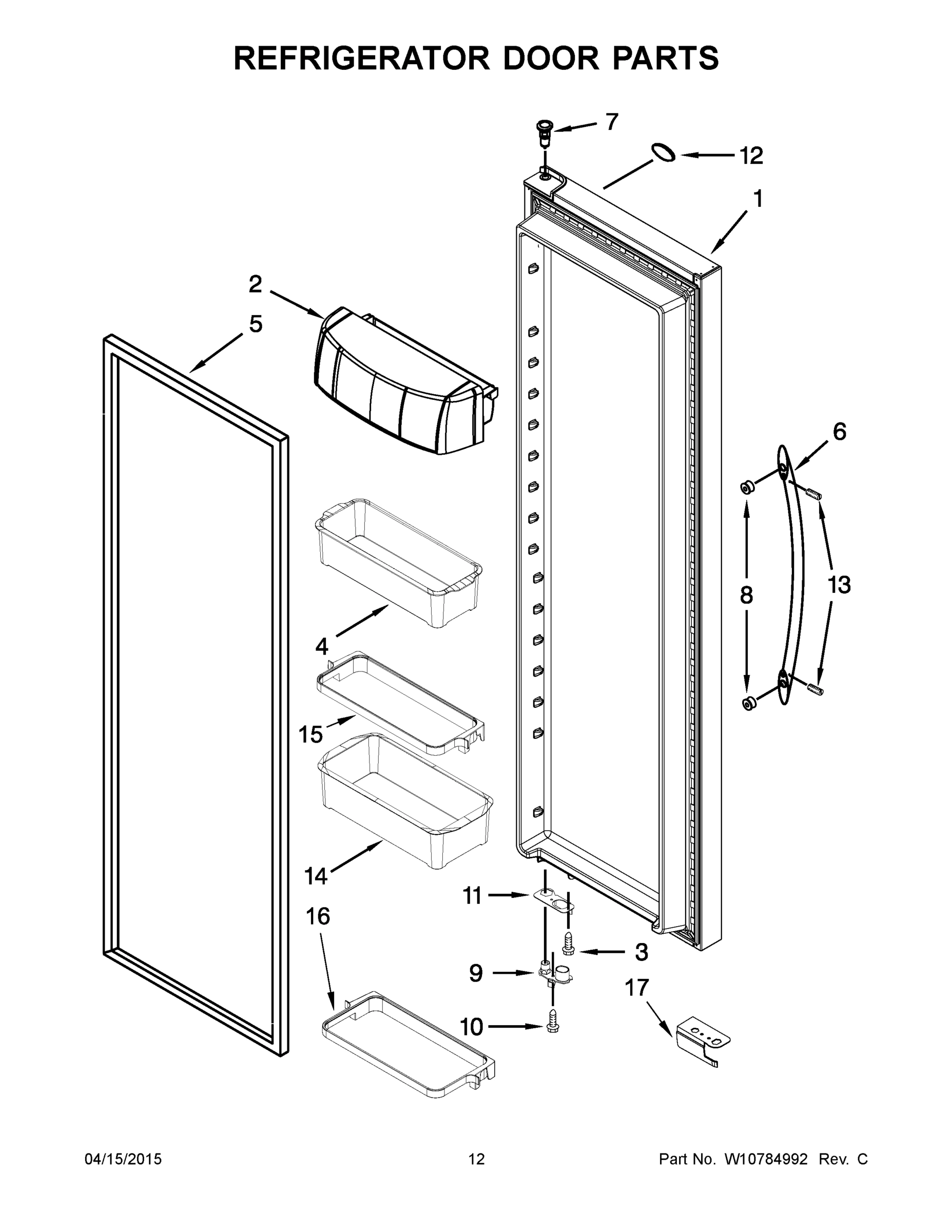 07 - REFRIGERATOR DOOR PARTS