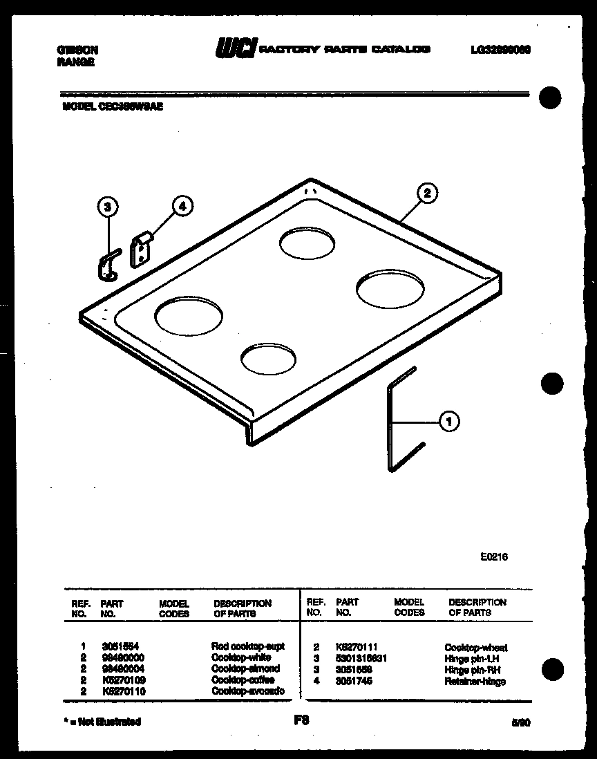 03 - COOKTOP PARTS