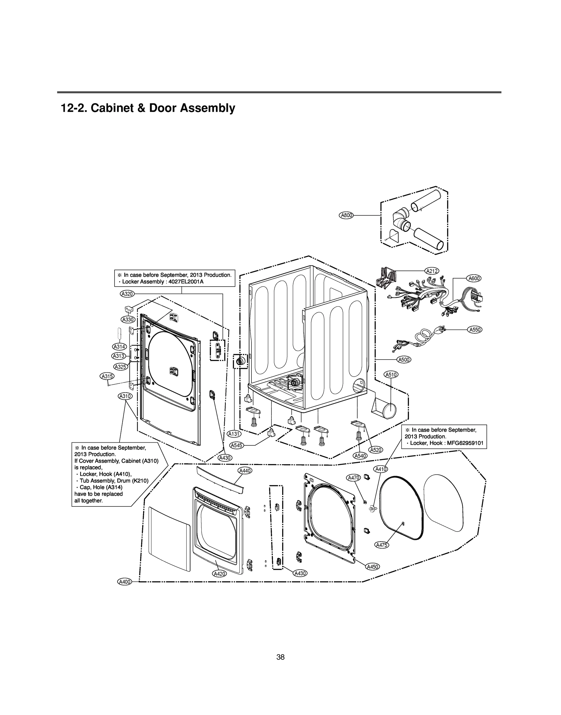 CABINET & DOOR ASSEMBLY