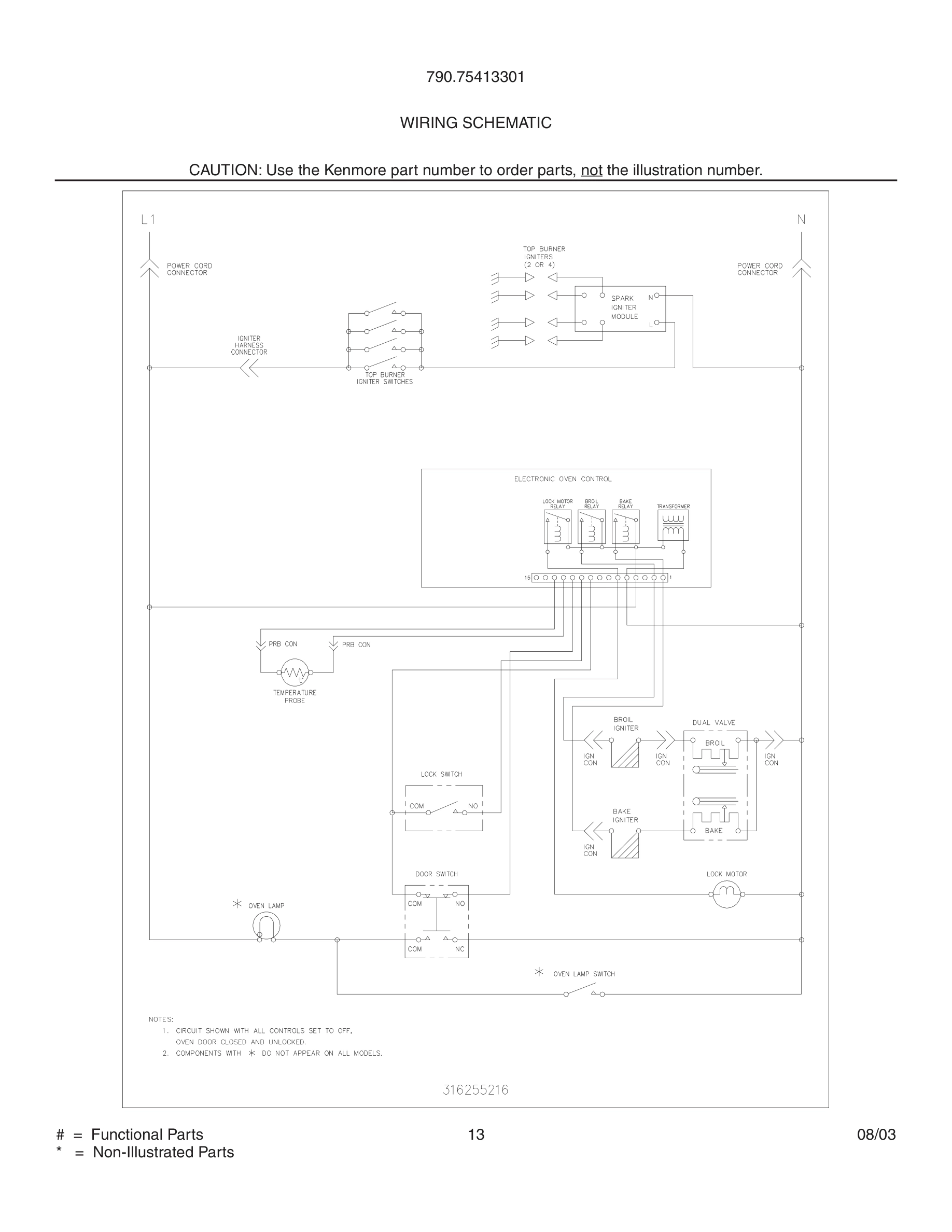 13 - WIRING SCHEMATIC