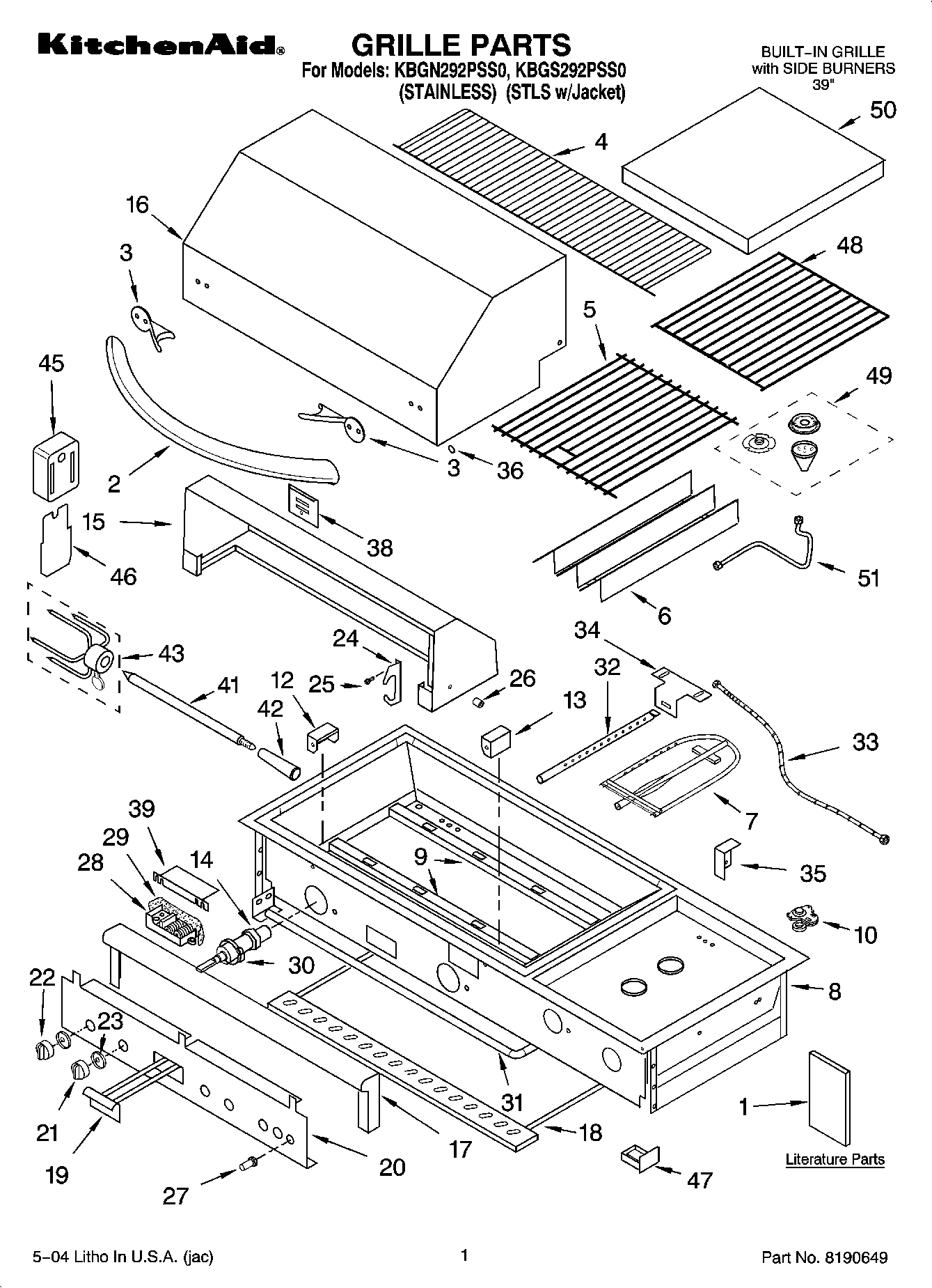01 - GRILLE PARTS