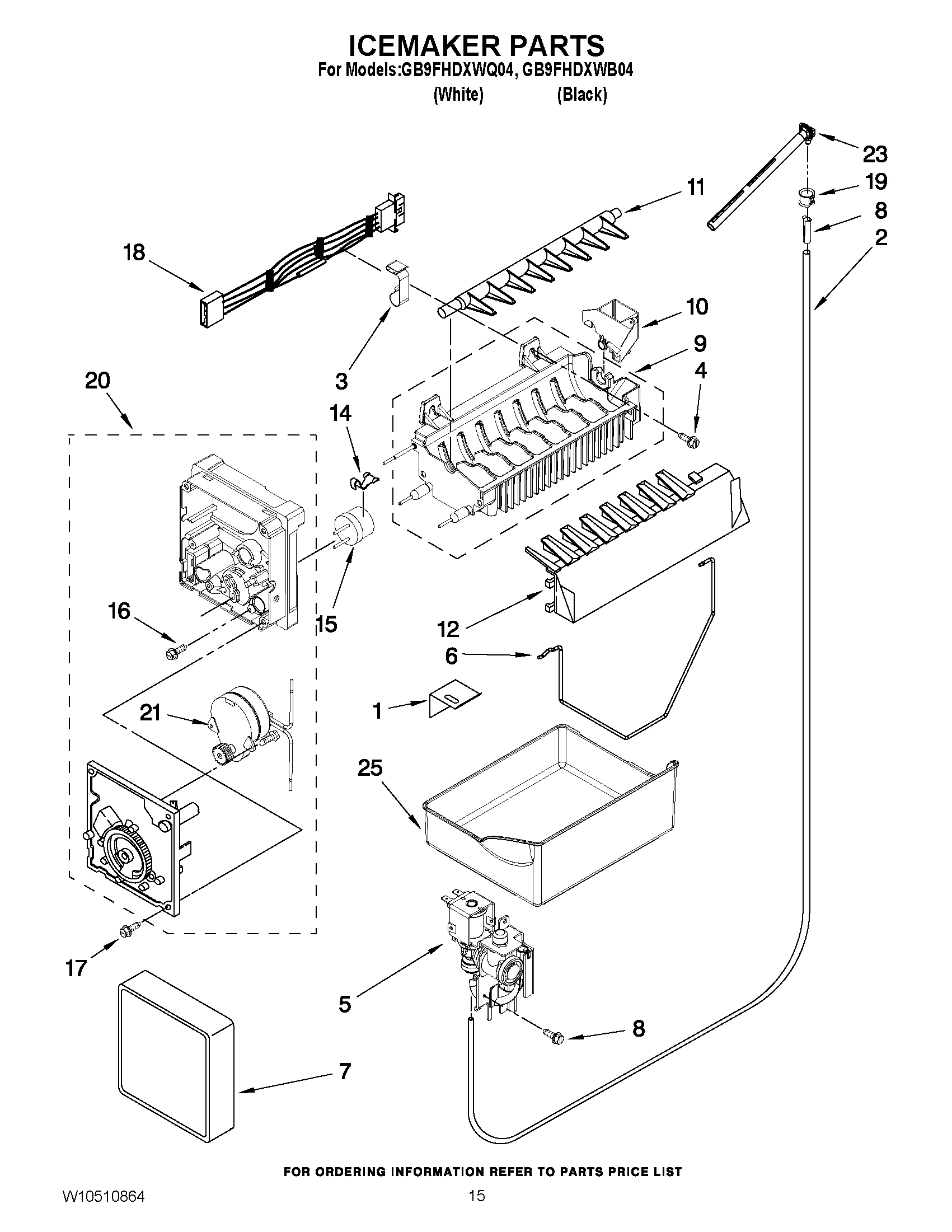 08 - ICEMAKER PARTS